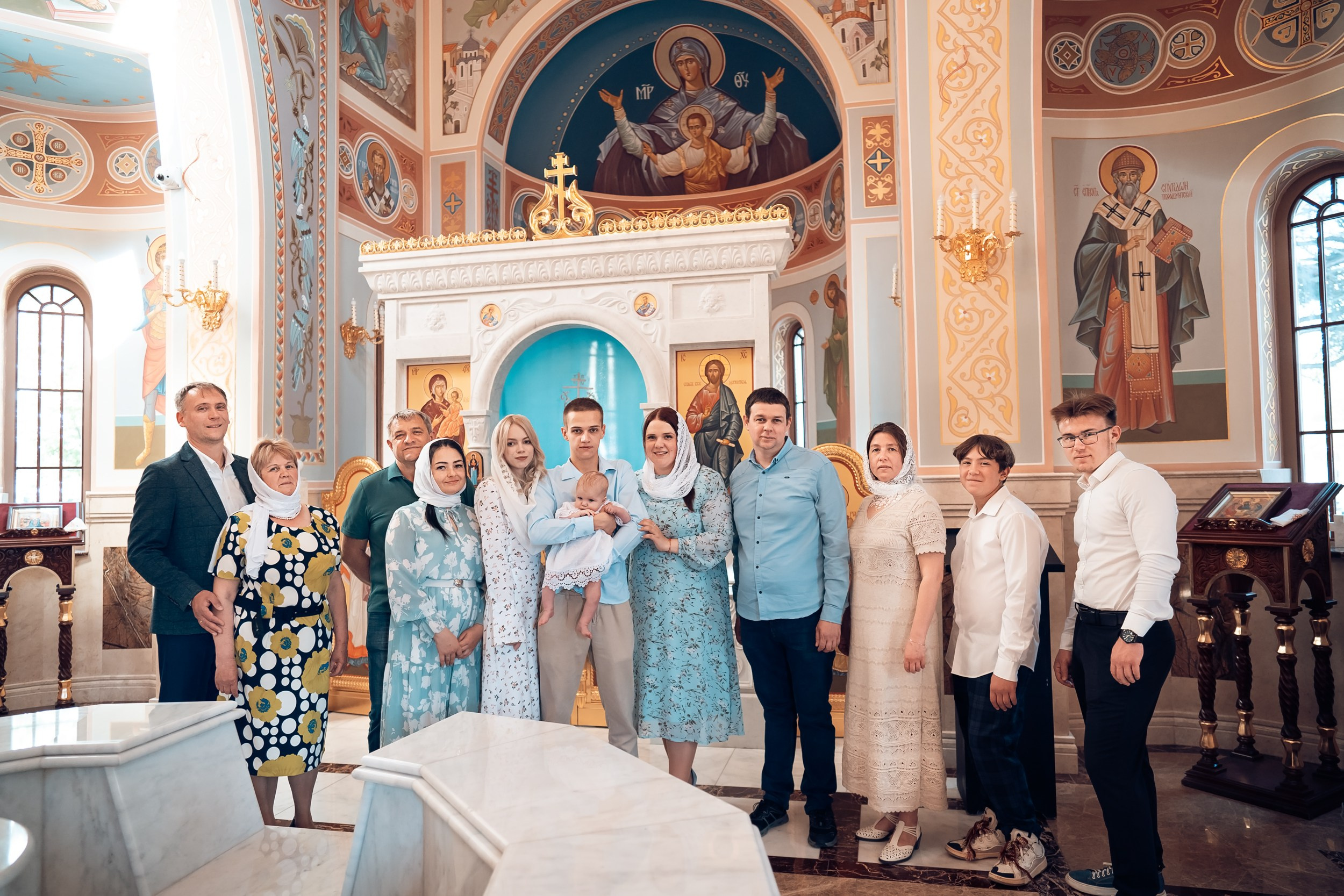 Крещение в Александро-Невском соборе Симферополь. Церковный фотограф Севастополь