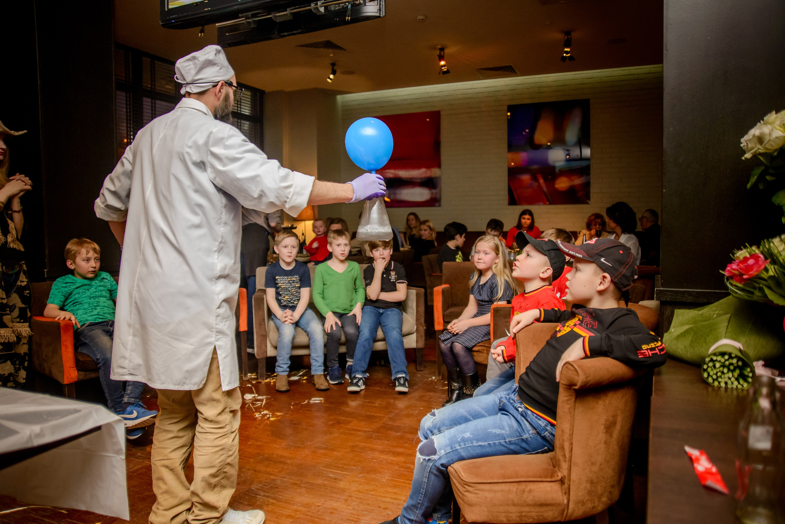 Детский день рождения в ресторане