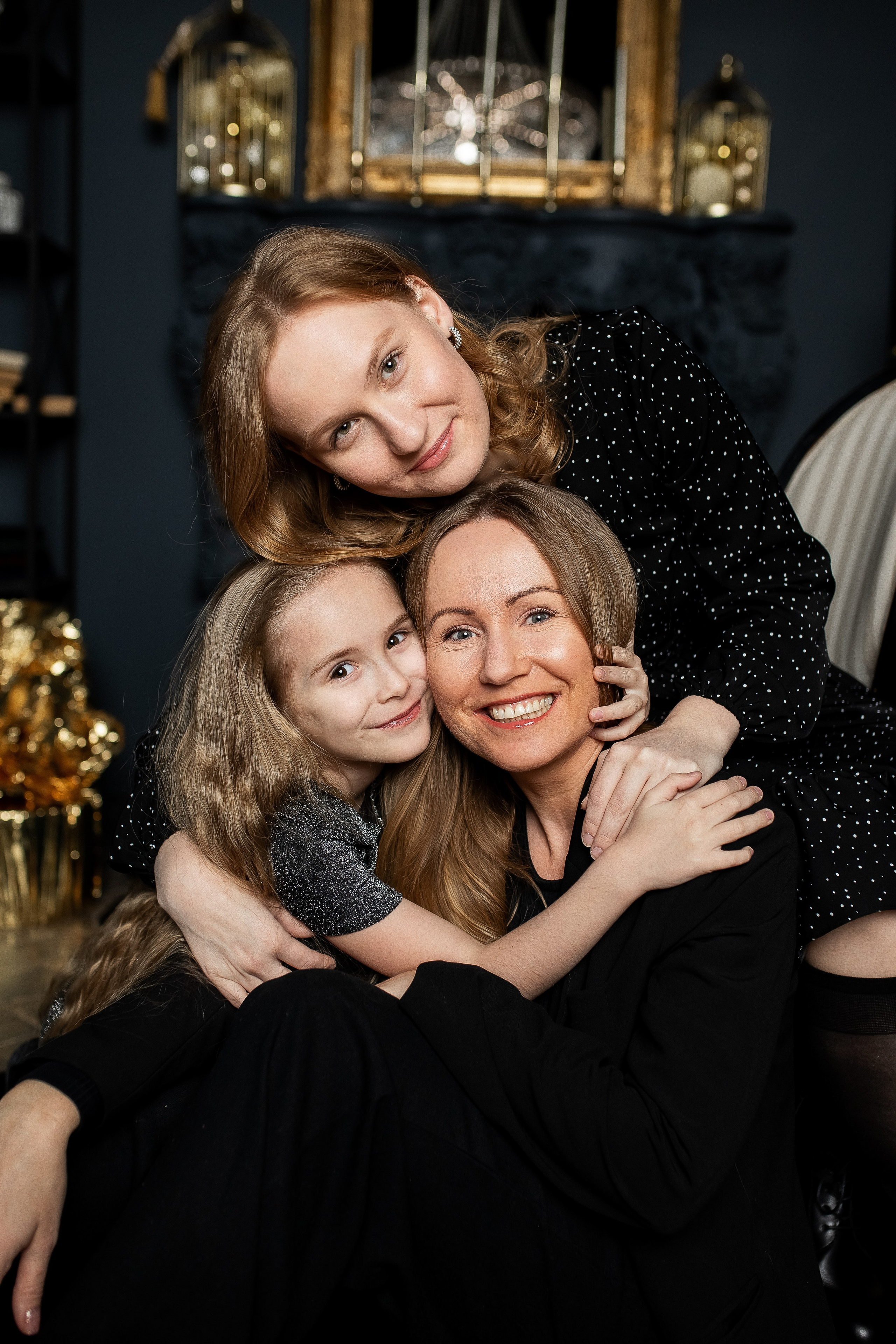 Лена, Юля и Полина! Новогоднее настроение. Профессиональный фотограф, Москва |Видное Елена Елизарова