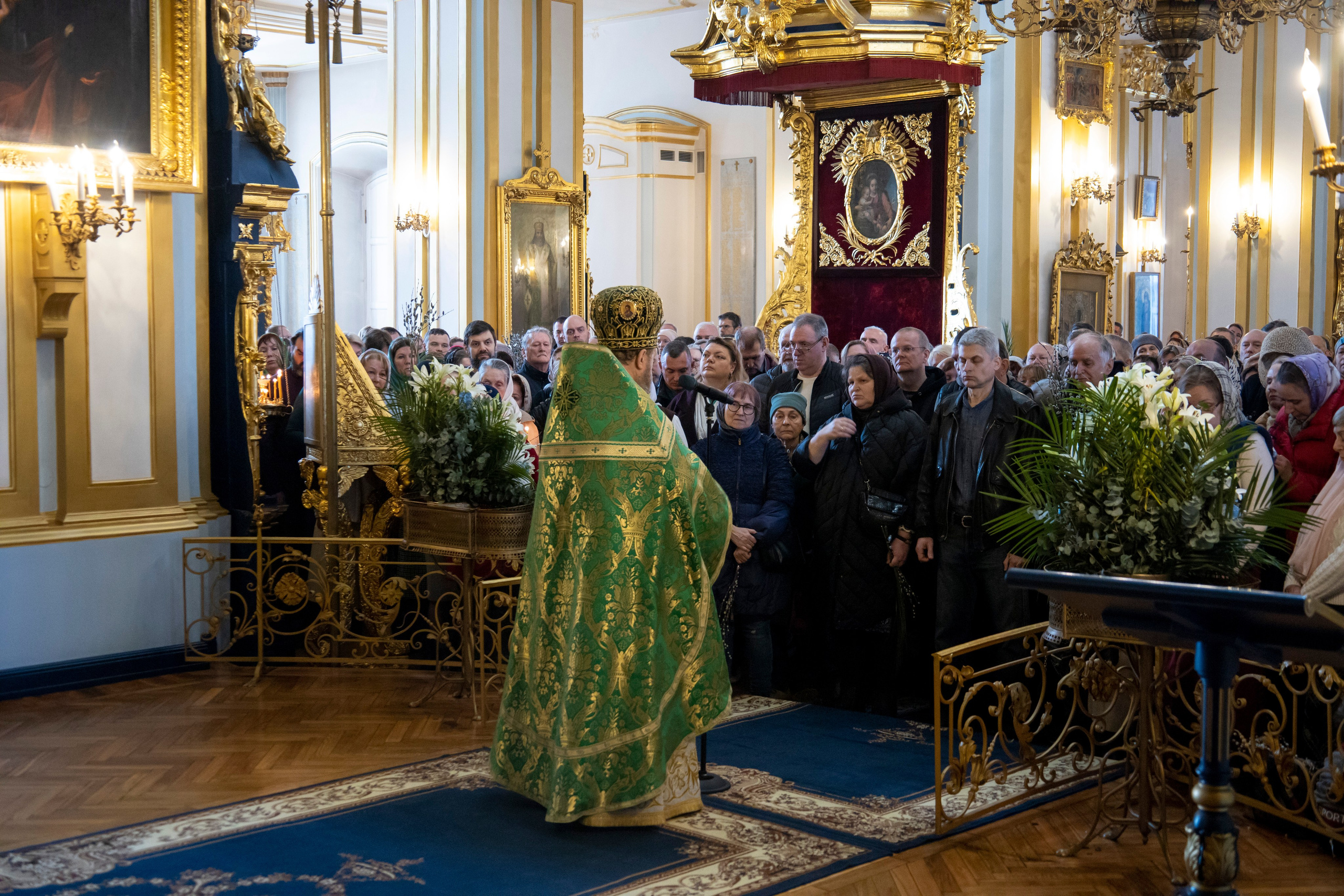 ВХОД ГОСПОДЕНЬ В ИЕРУСАЛИМ. НИКОЛО-БОГОЯВЛЕНСКИЙ МОРСКОЙ СОБОР
