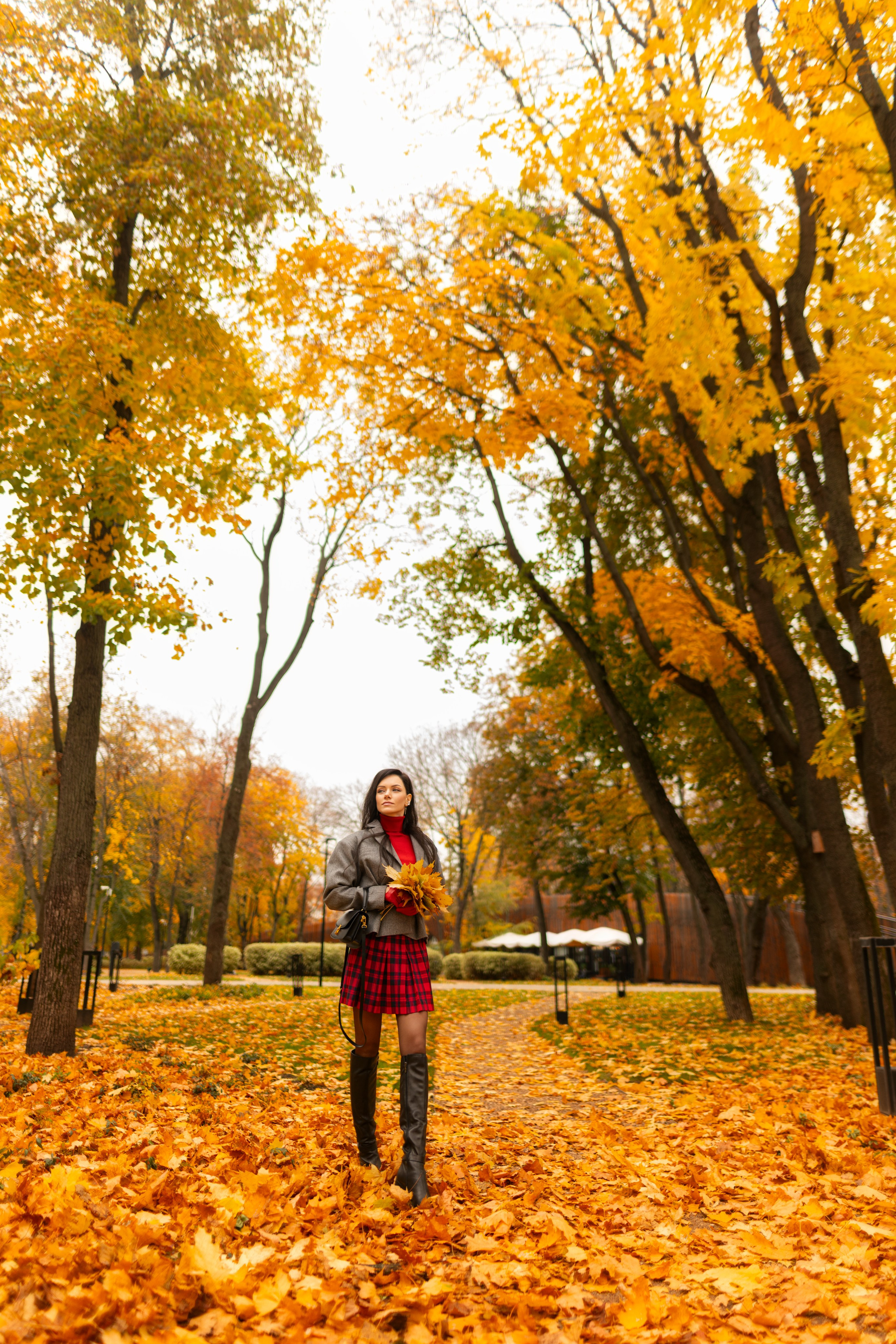 Фотосет с Екатериной в парке на осеннюю тему для «себя»