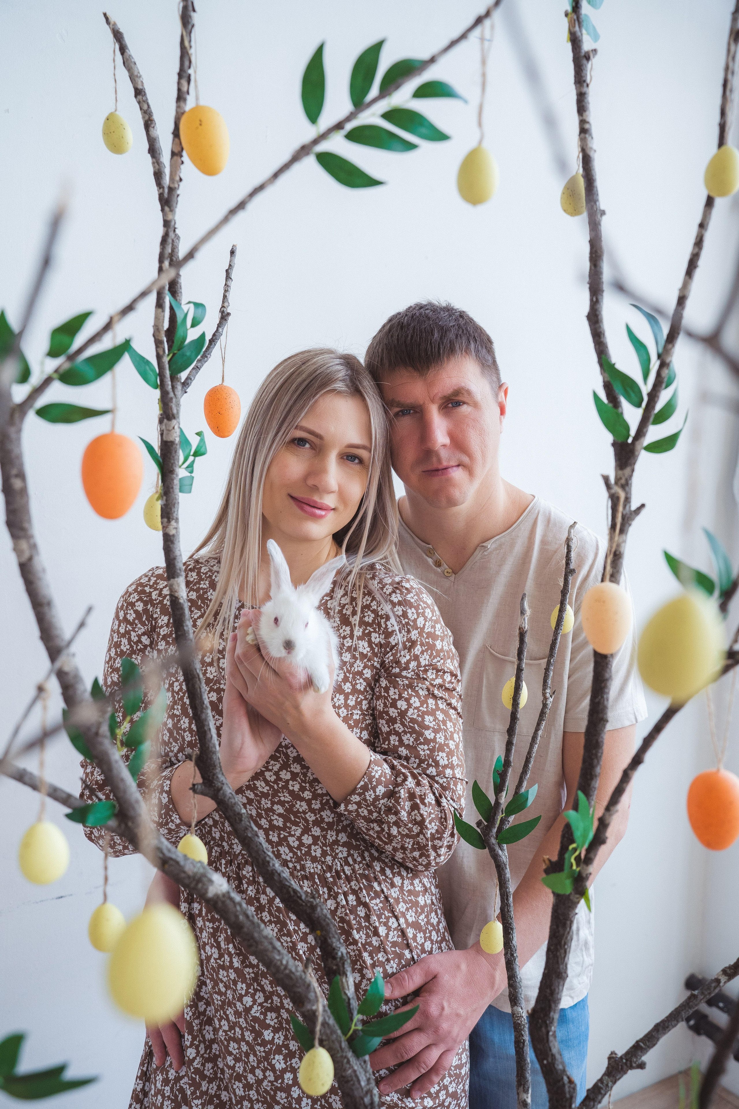 Пасхальный фотодень с цыплятами и кроликами. Фотограф Маргарита Слободянина в Хабаровске