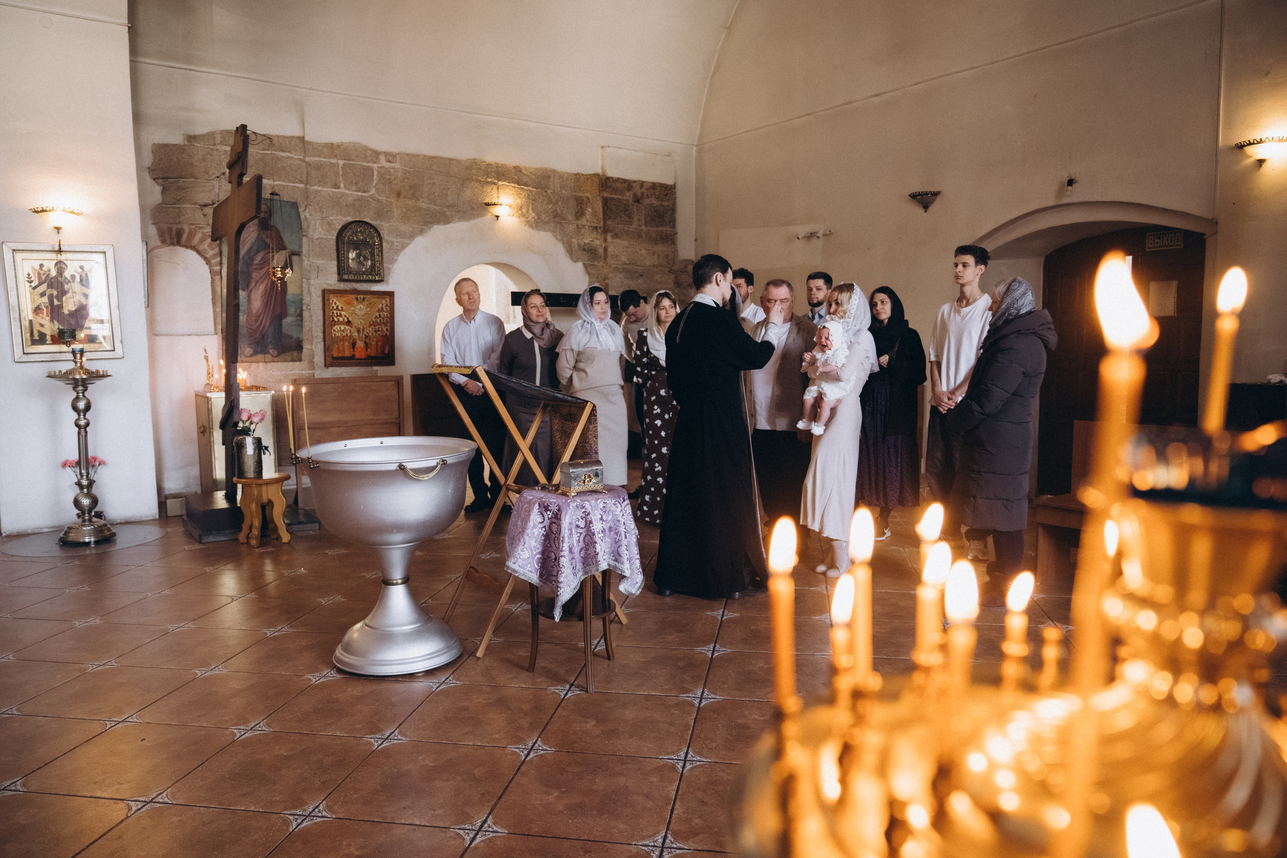 Крещение Дарьи. Семейный и детский фотограф Москва Дарья Бугра