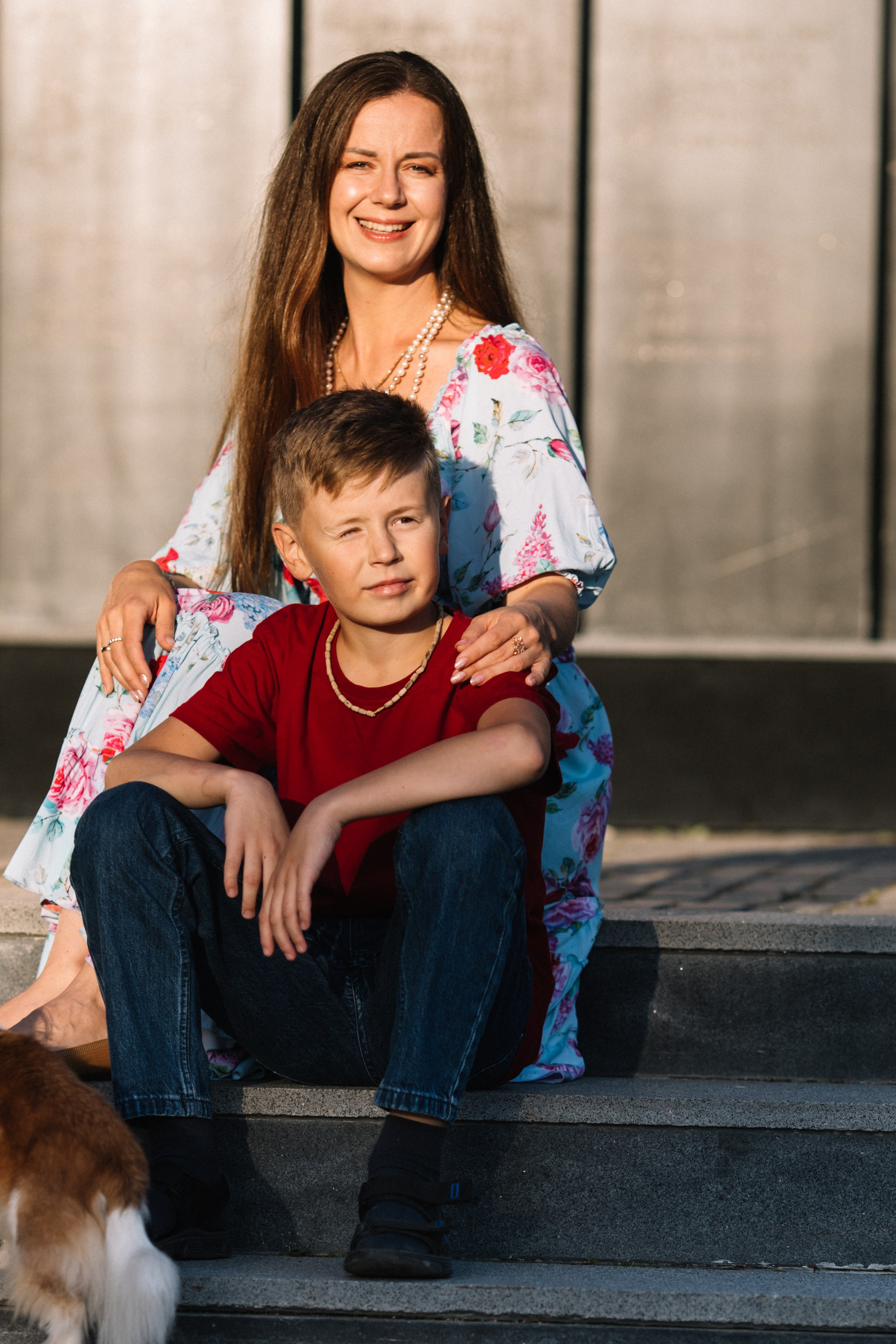 Надя, Дима и дети. Осень 2023 г. Школьный и детский фотограф в Южно-Сахалинске Анастасия Лескова