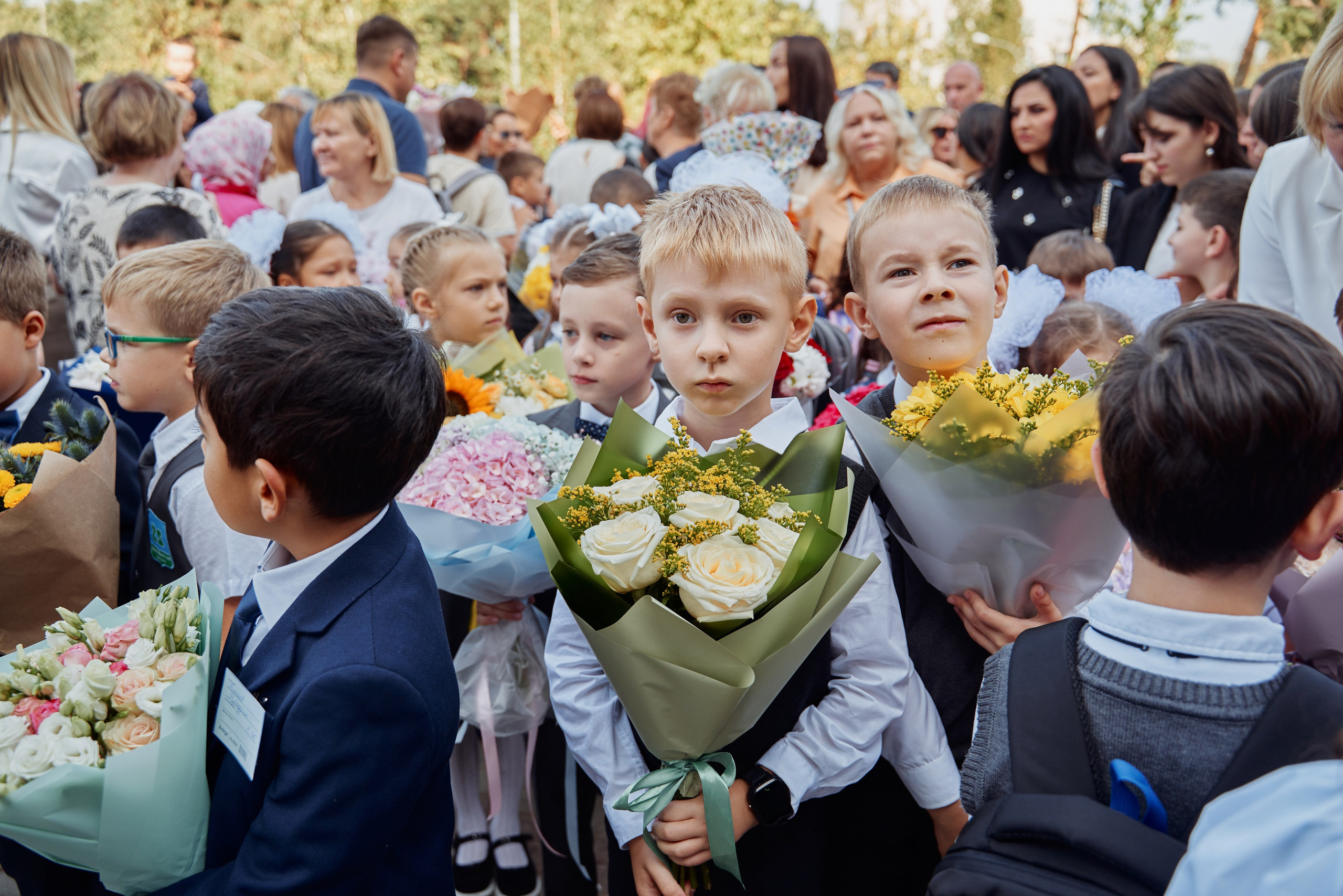 1 сентября 1Ж класс. Фотограф Москва Арина Клокова