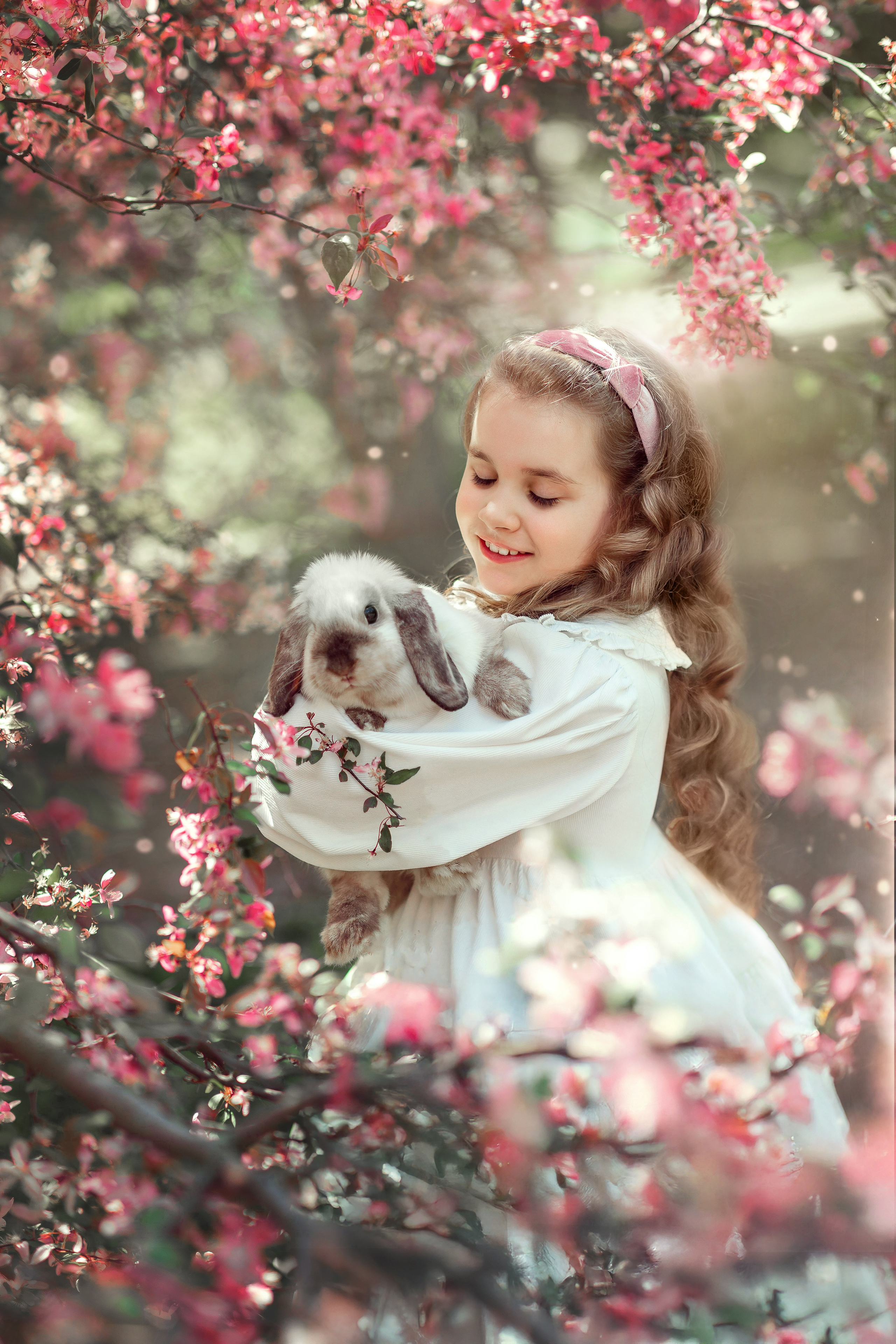 сказочная Фотосессия Фотосессия в цветении детский фотограф