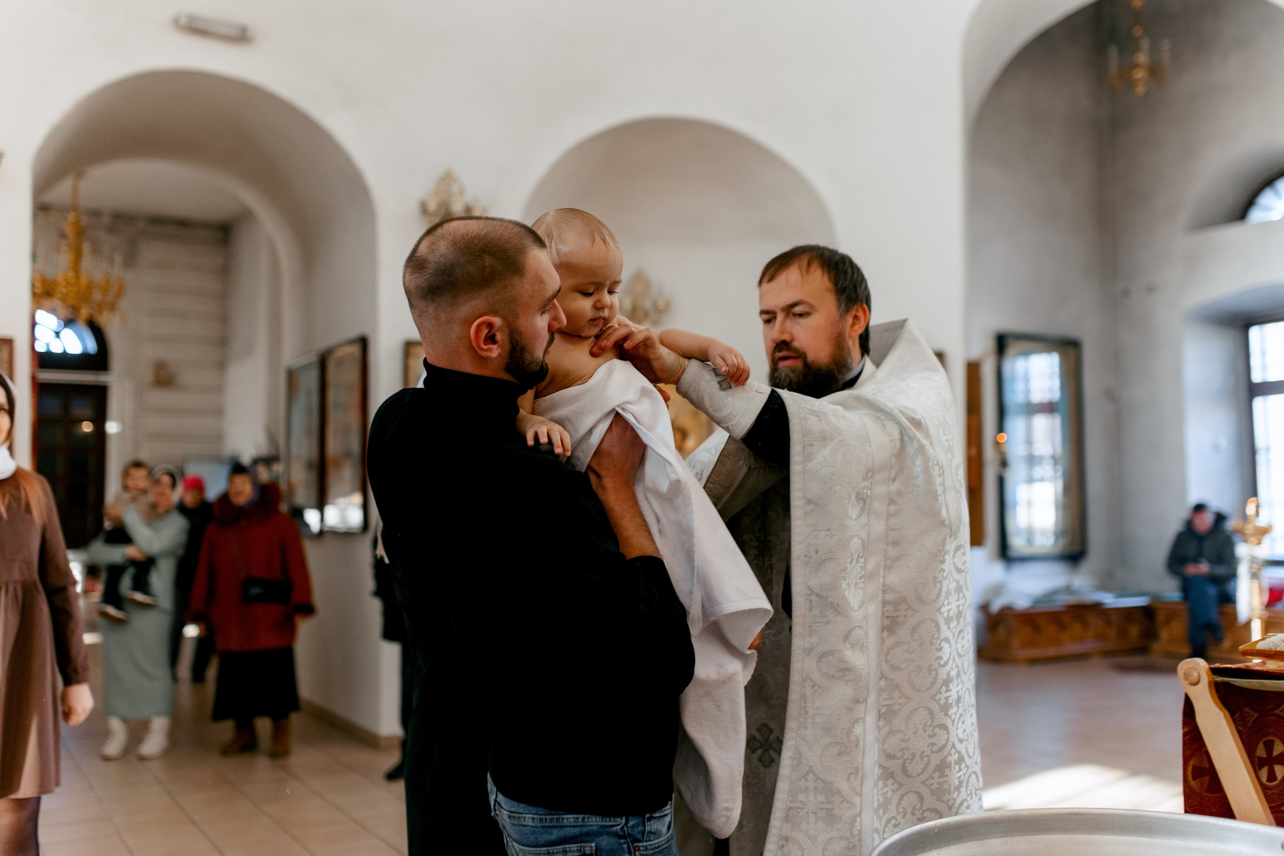 Крещение Тимофея. Свадебный и семейный фотограф в Туле и области Маша Костина