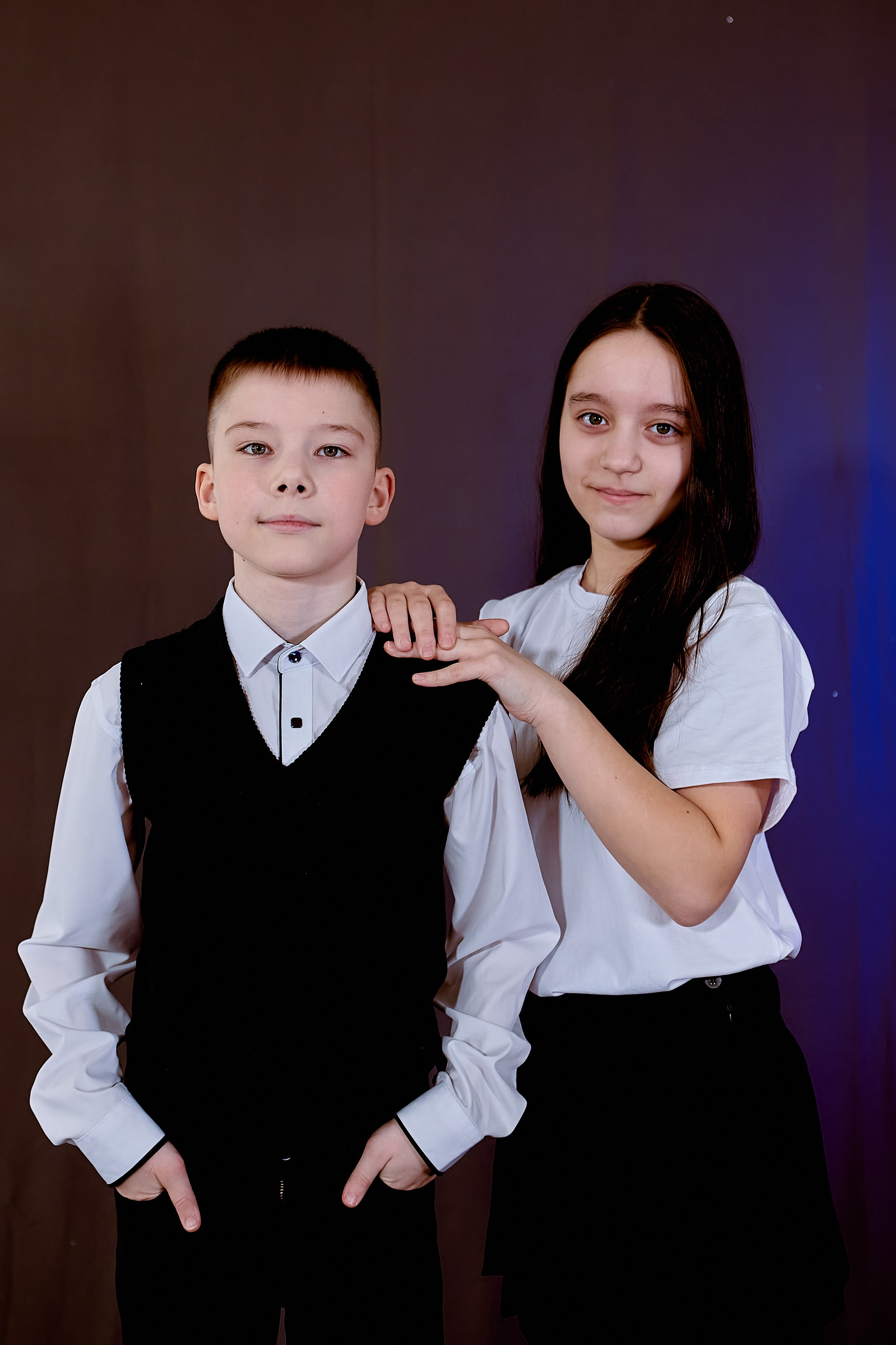 Школьная фотосессия учеников 6 класса