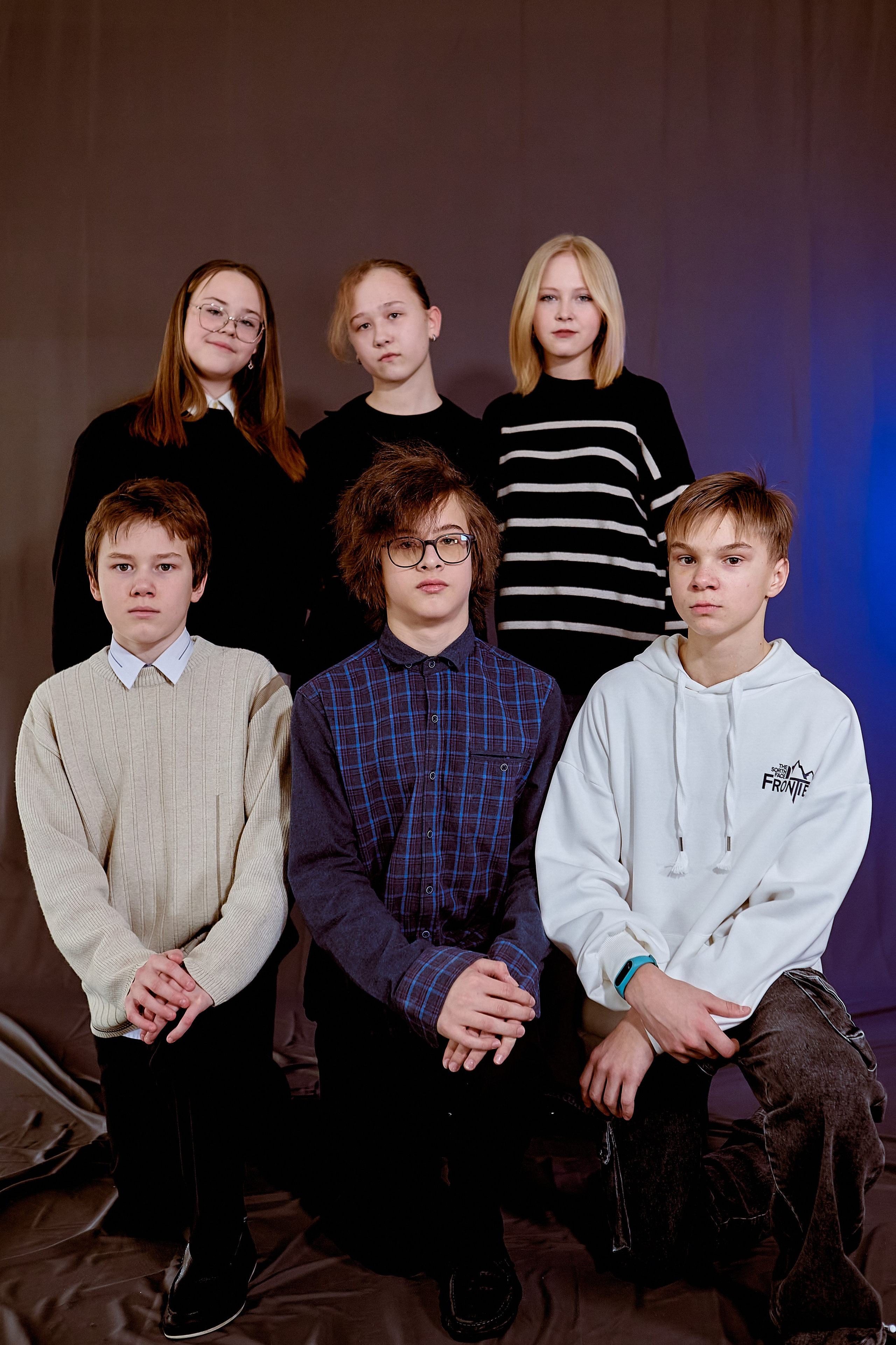 Школьная фотосессия учеников 6 класса