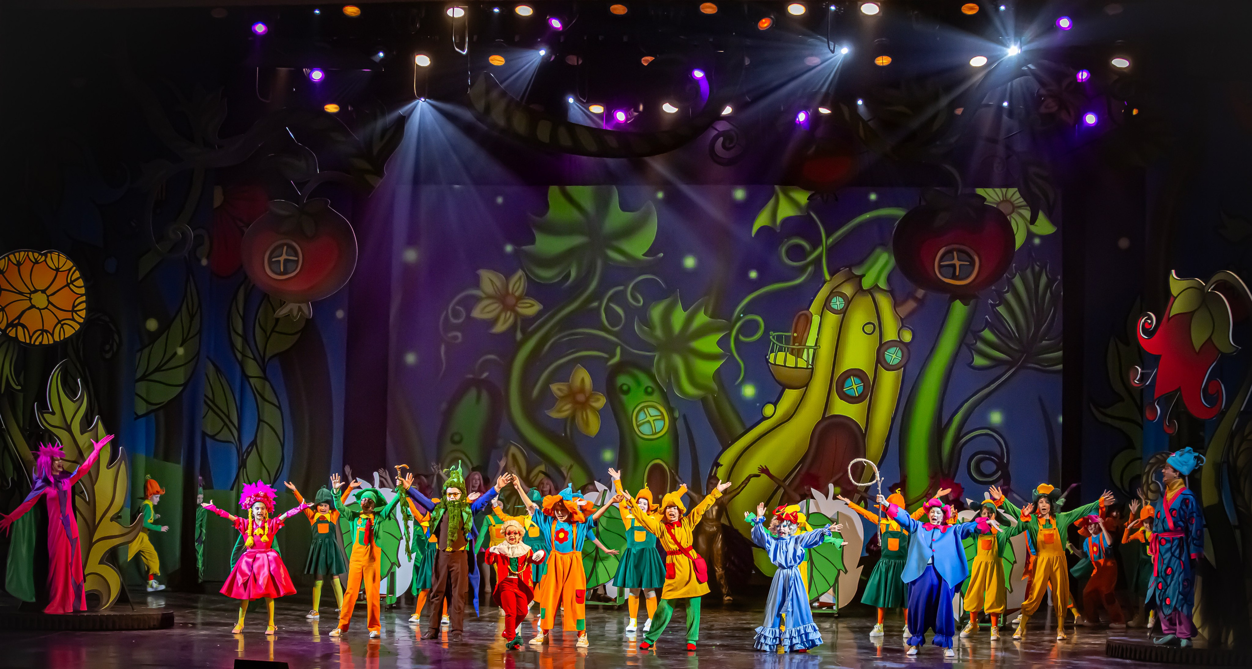 Мюзикл «Незнайка в царстве малюток» премьера Сочи солнышки и Сочи Соло. Фотограф в Сочи Юрий Шептаев