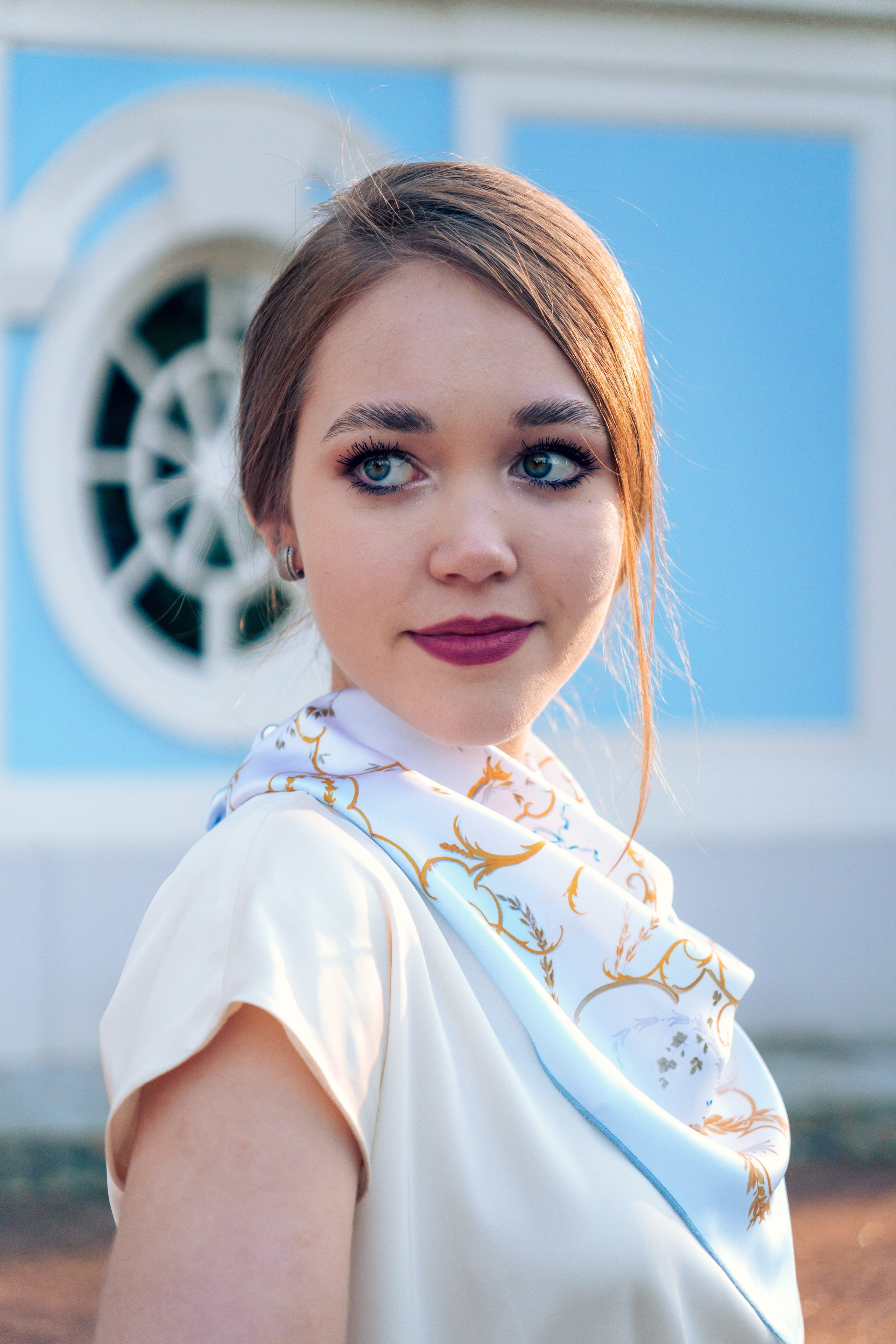 Коллекция платков Дарьи Ильичевой. Фотограф в Санкт-Петербурге Ибрагимова Алина