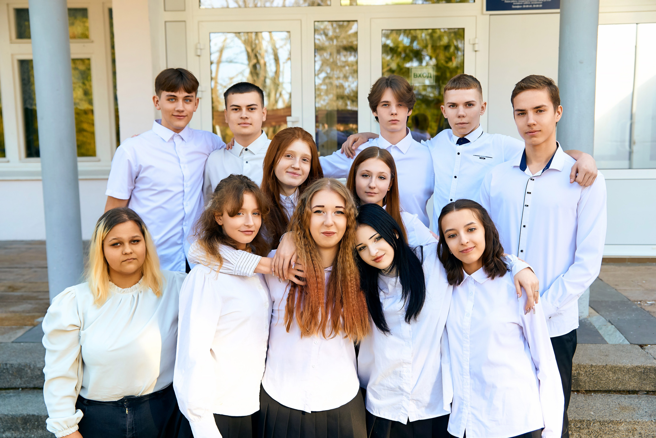 9А класс Лавровская СОШ выпуск 2025. Фотограф в Орле Павел Черкасов