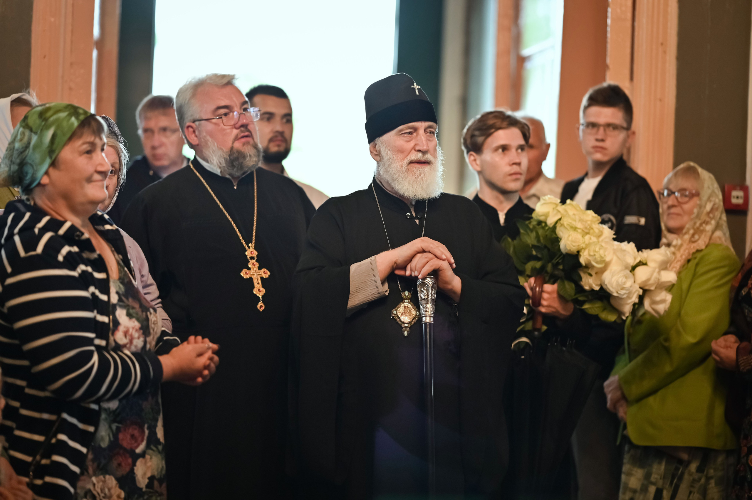 Митрополит Крутицкий Коломенский Павел в Георгиевском храме с. Ванилово. Семейный фотограф в г. Воскресенск Наталия Молева