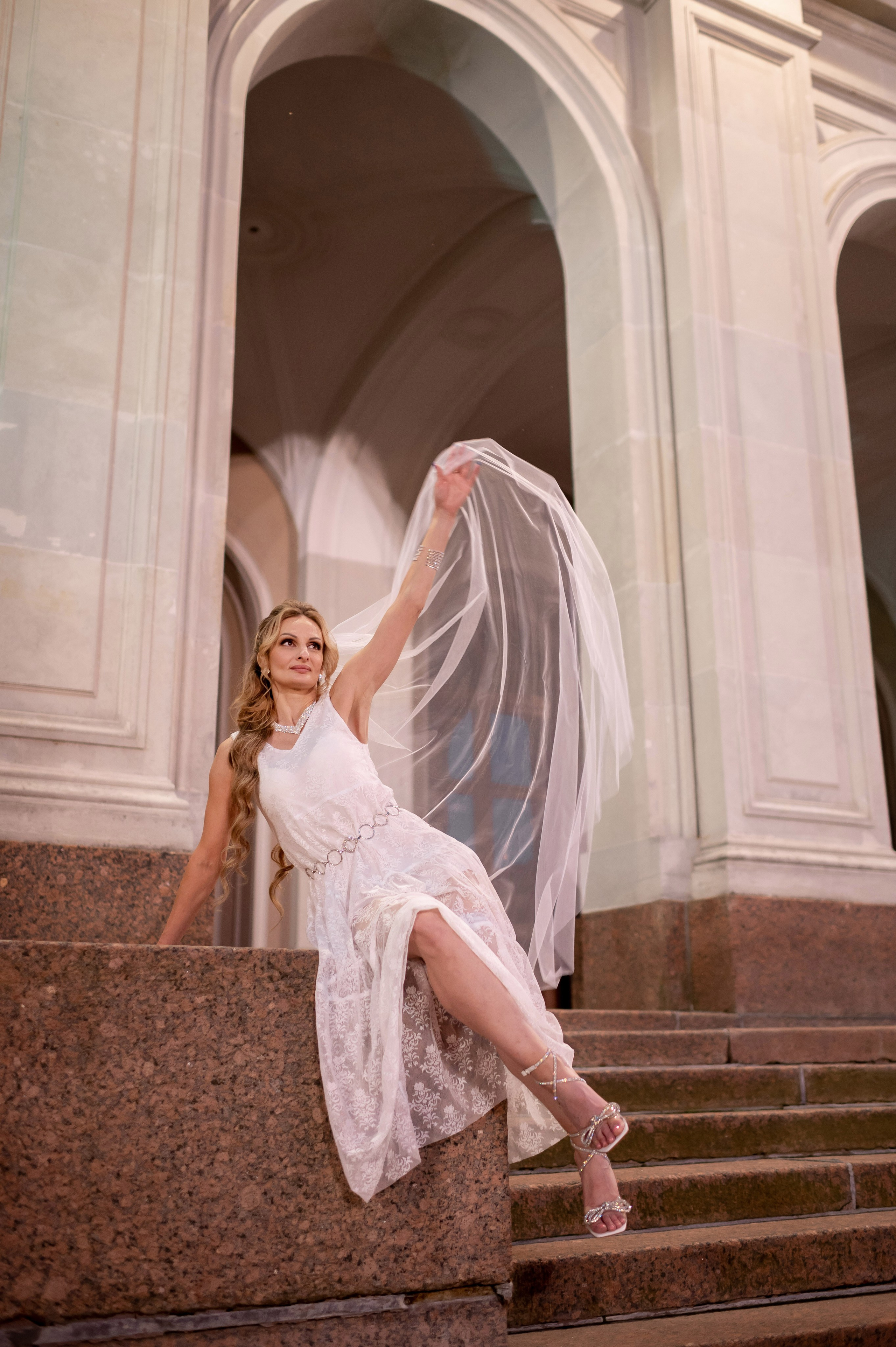 Екатерина и Андрей (свадебная фотосессия в вечернем Петербурге). Портретный, семейный и свадебный фотограф в Санкт-Петербурге и в Пушкине Ширяев Денис