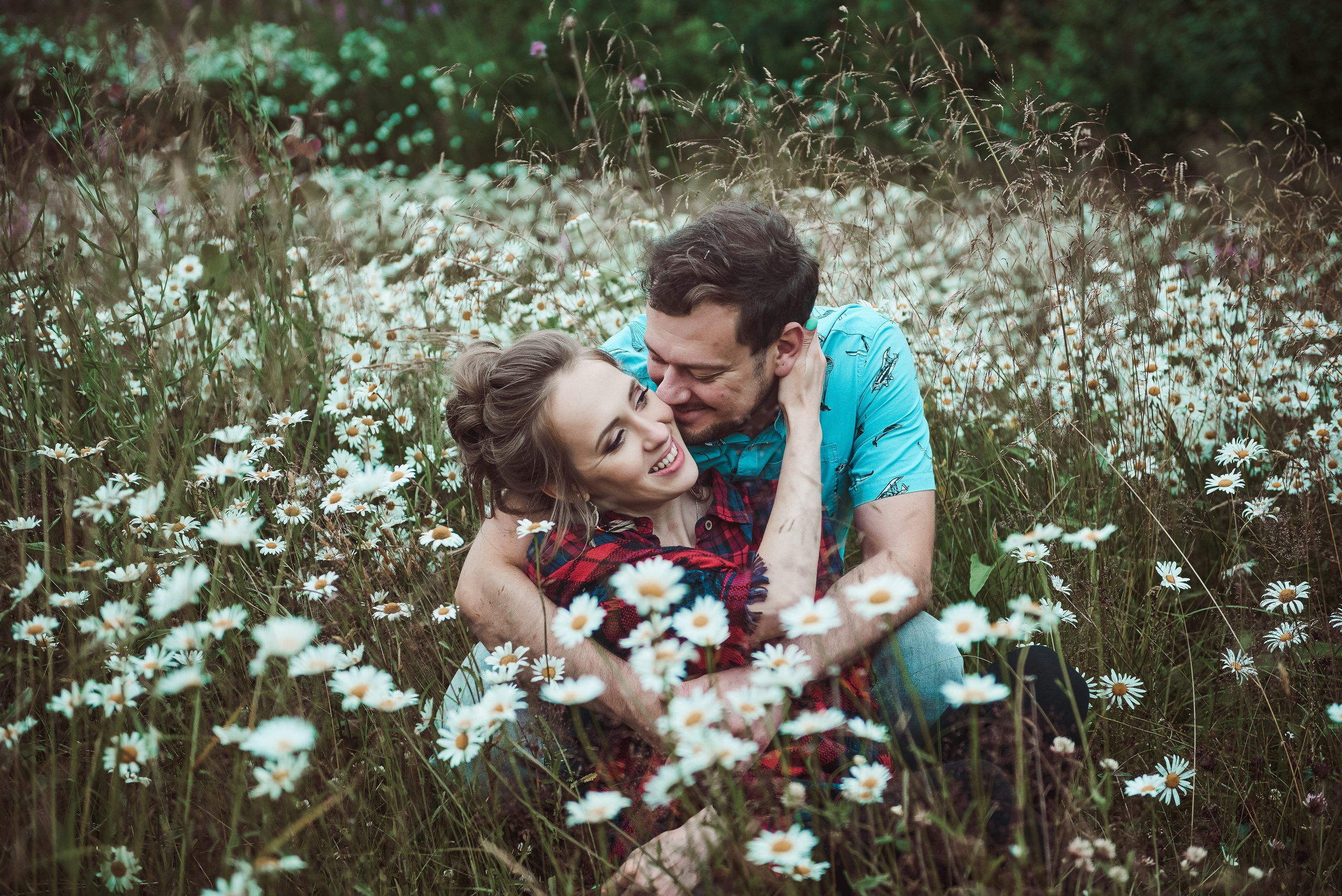Александра и Вячеслав (фотосессия Love story на природе). Портретный, семейный и свадебный фотограф в Санкт-Петербурге и в Пушкине Ширяев Денис