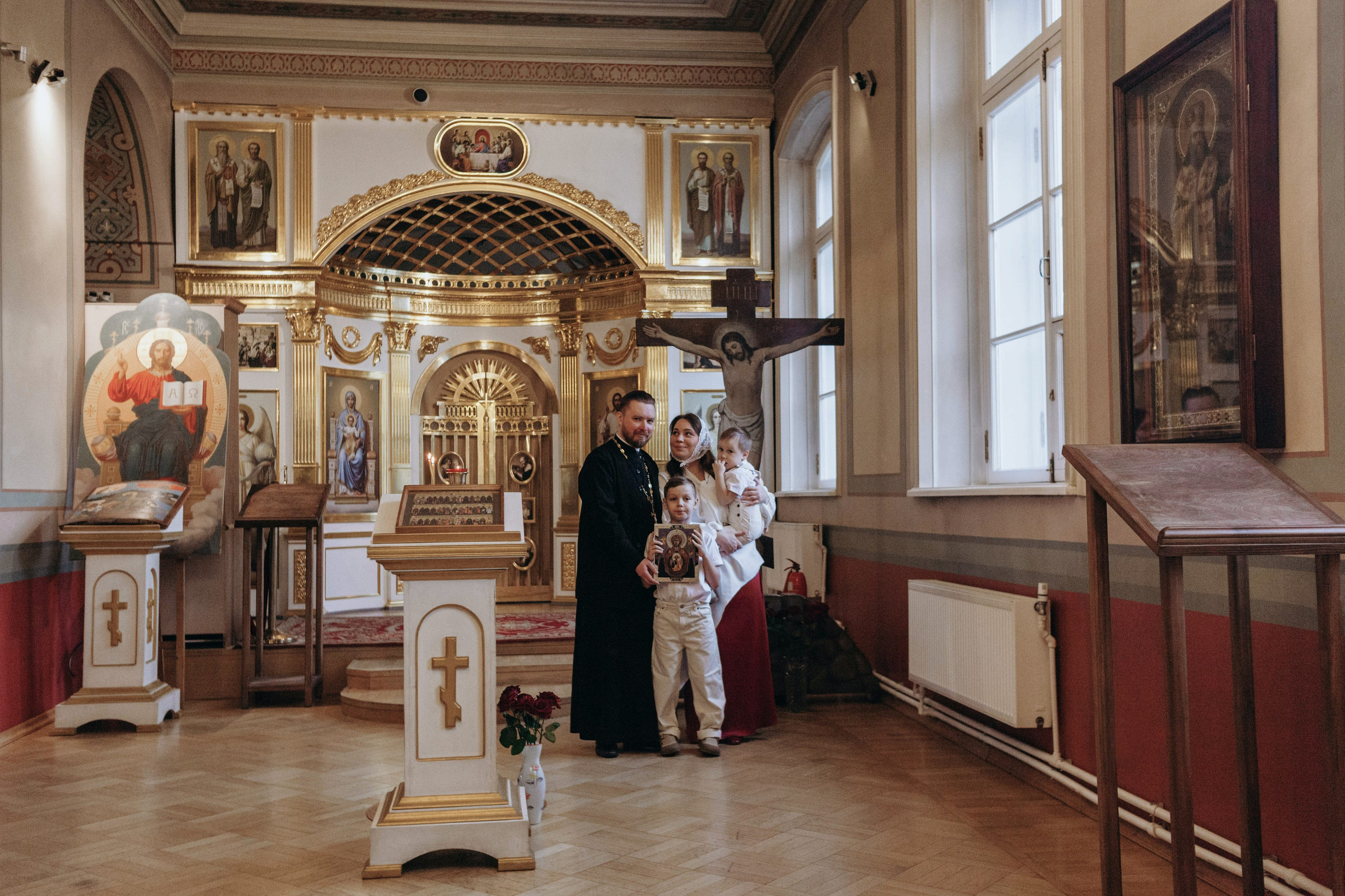 Матушка Екатерина и отец Сергий. Семейный фотограф во Всеволожске и Санкт-Петербурге Юлия Капустина