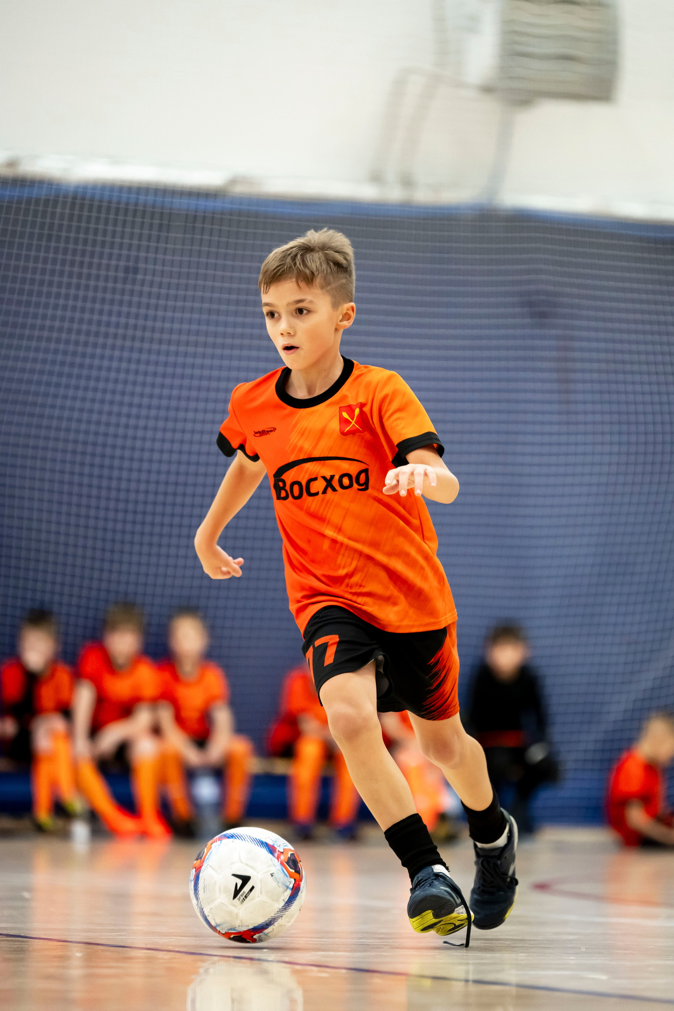 Всероссийский турнир по мини футболу FUTSAL KIDS TROPHY 2025. Спортивный фотограф в Туле и Тульской области. Файсханова Фото Спорт