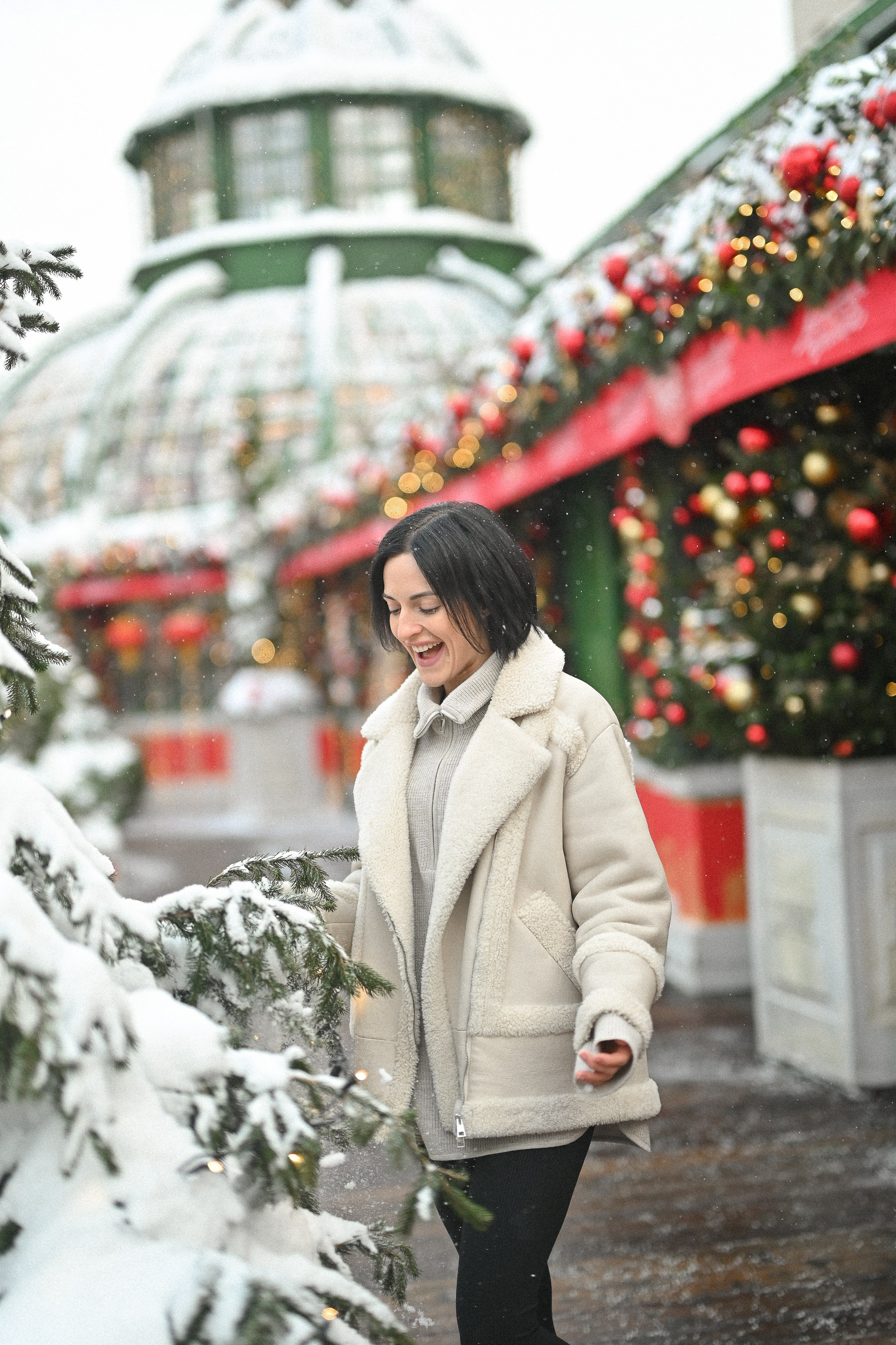 Новогодняя фотосессия на Тверской площади. Semerlina.ru