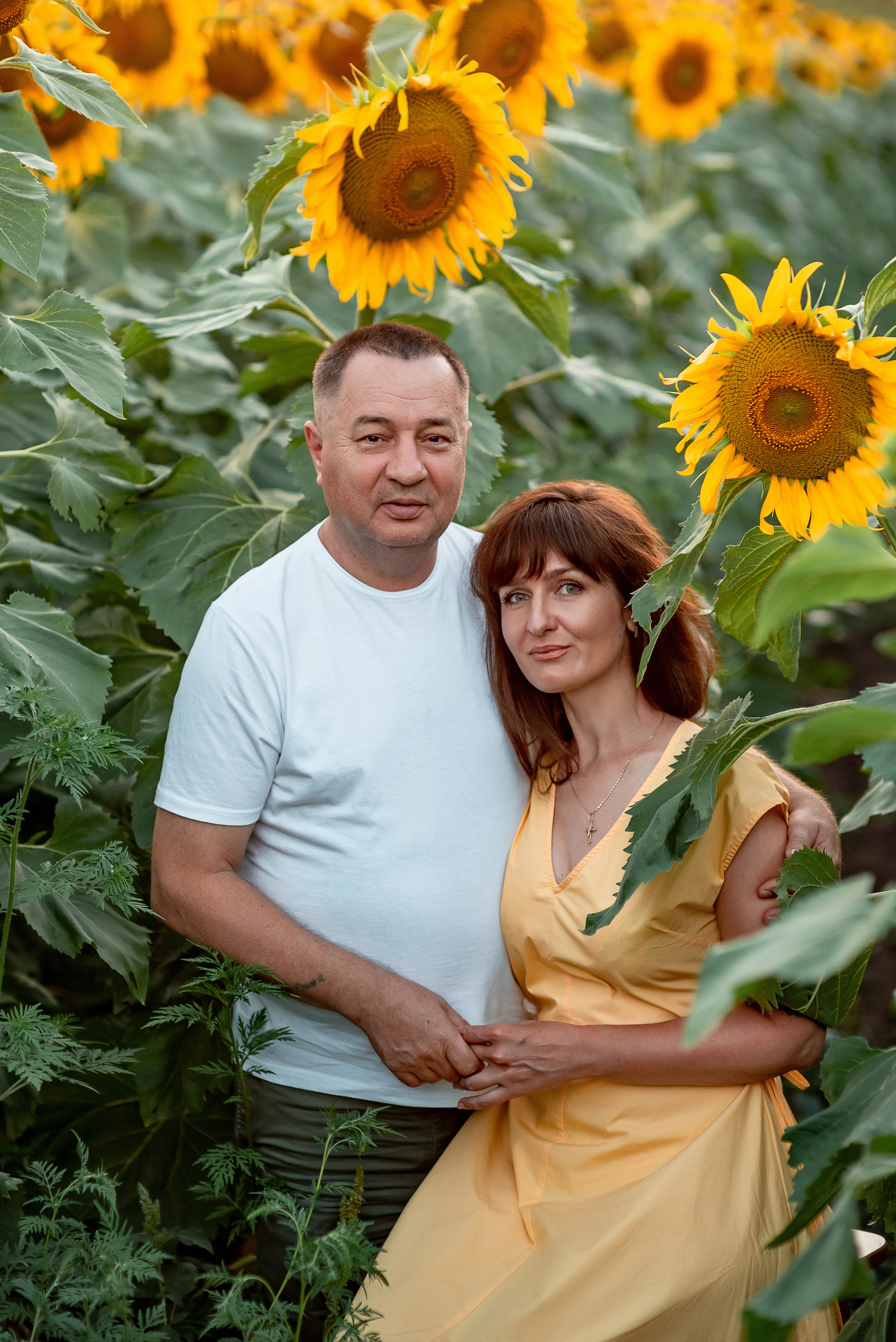 Семейная съемка в подсолнухах. Семейный и детский фотограф Наталья Горда