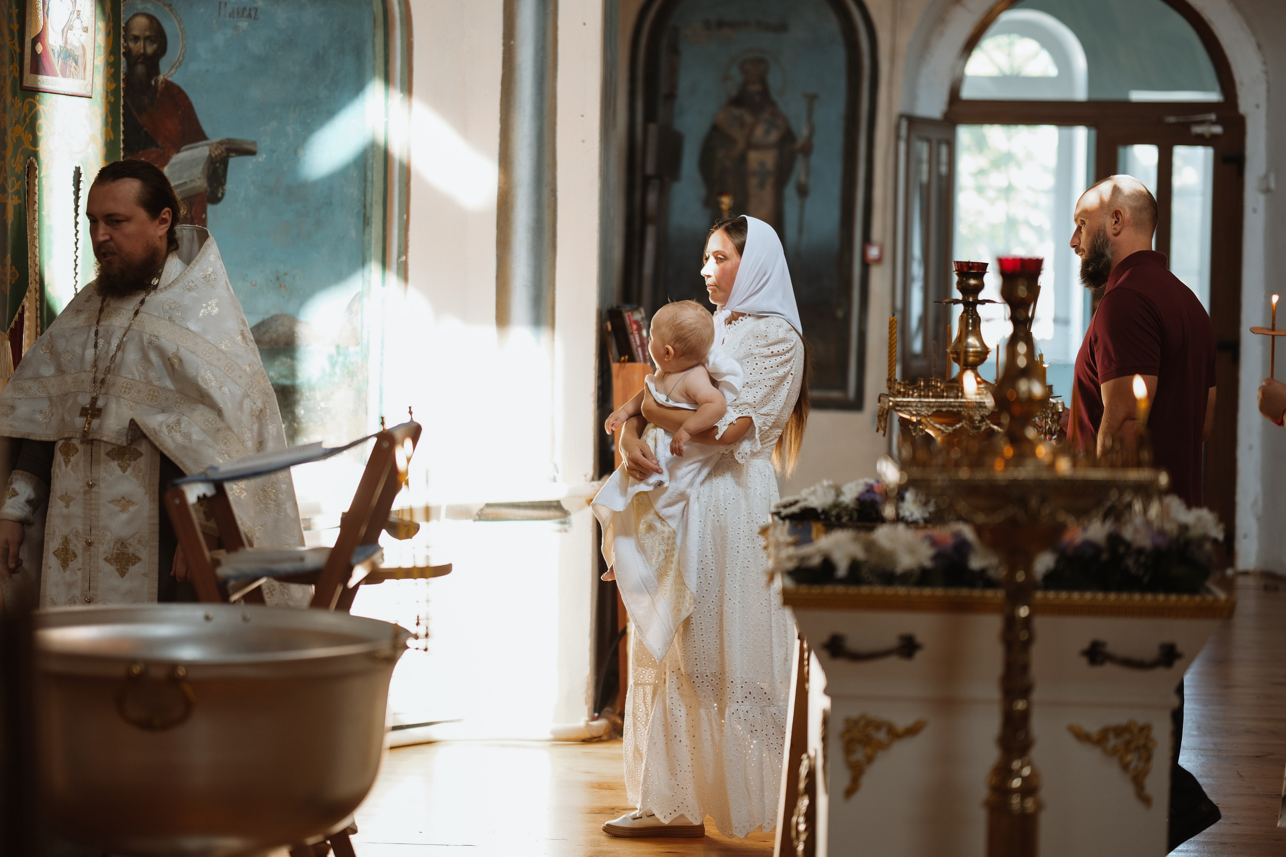 Крещение Тимофея!. Фотограф новорожденных в Брянске Анжелика Прохоренкова