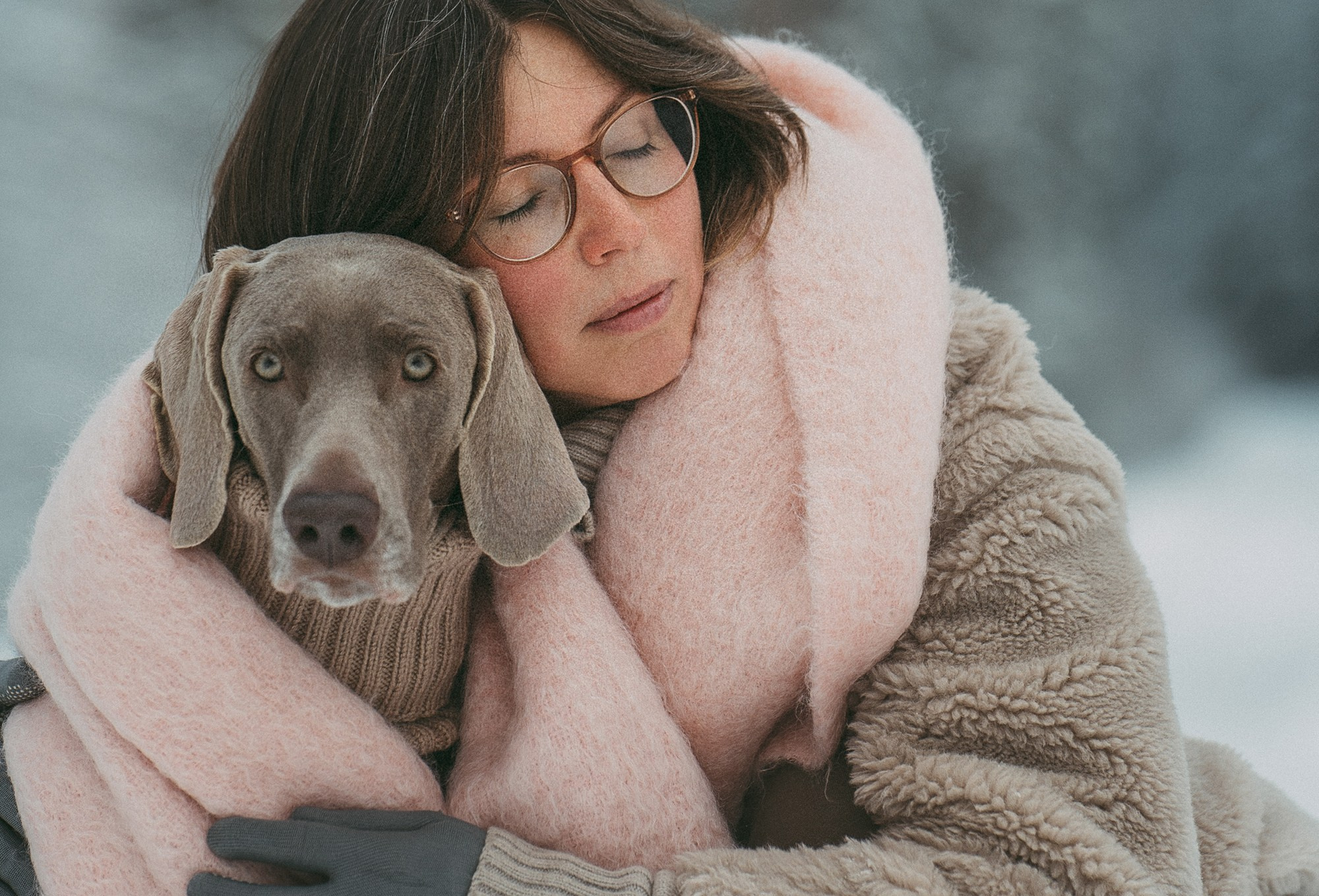 Лена и Фанни. Фотограф анималист в Москве и Санкт-Петербурге Свиридова Анна