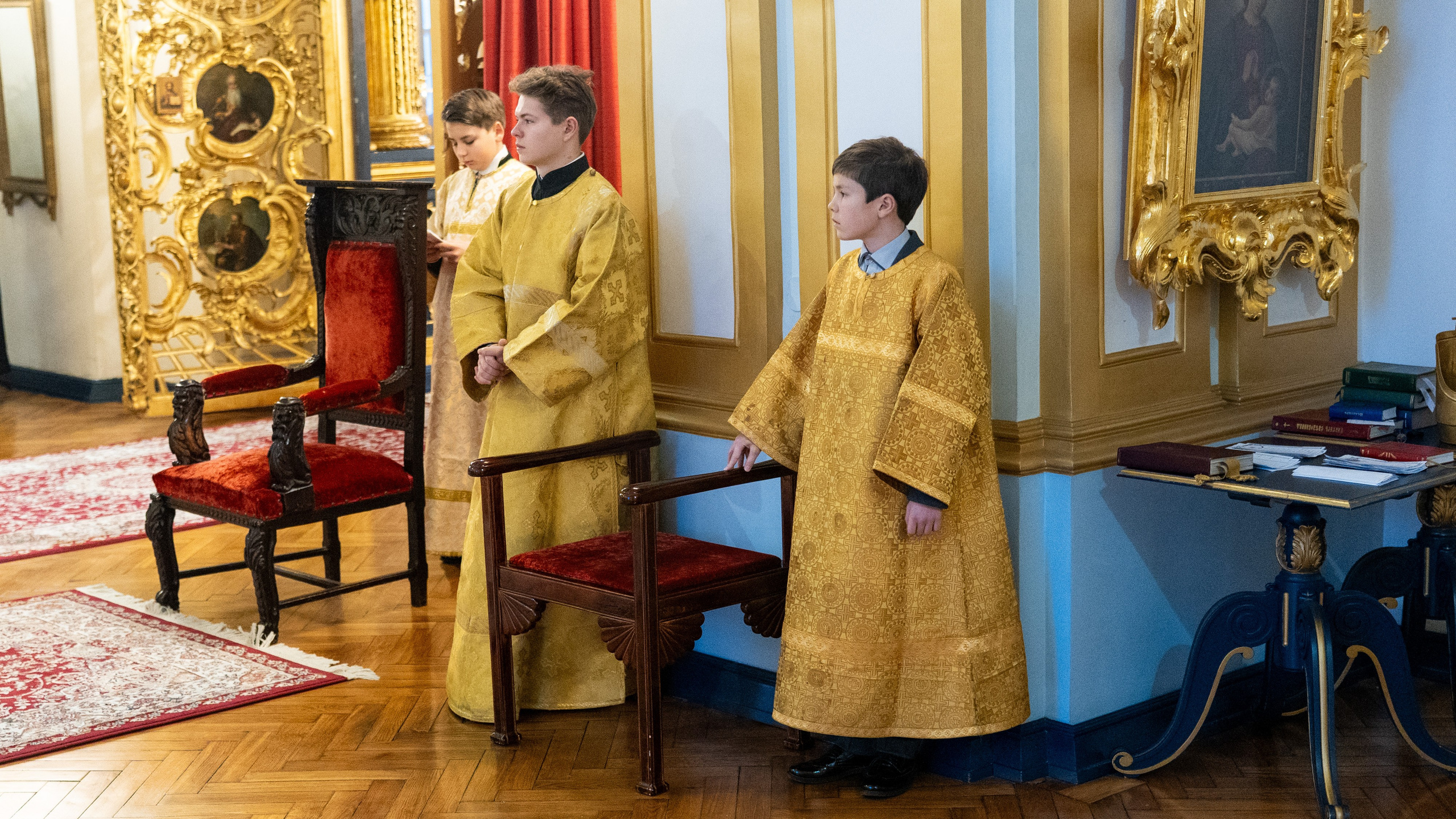 Неделя 24-я по Пятидесятнице. Апп. от 70-ти Ераста, Олимпа, Родиона, Сосипатра, Куарта (Кварта) и Тертия. Мч. Ореста врача. НИКОЛО-БОГОЯВЛЕНСКИЙ МОРСКОЙ СОБОР