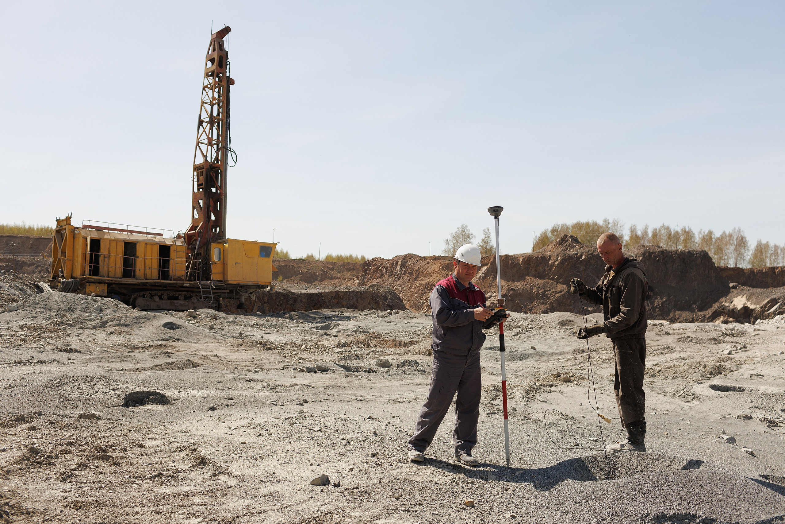 Промышленная фотосъемка на карьере. Профессиональный фотограф в Новосибирске