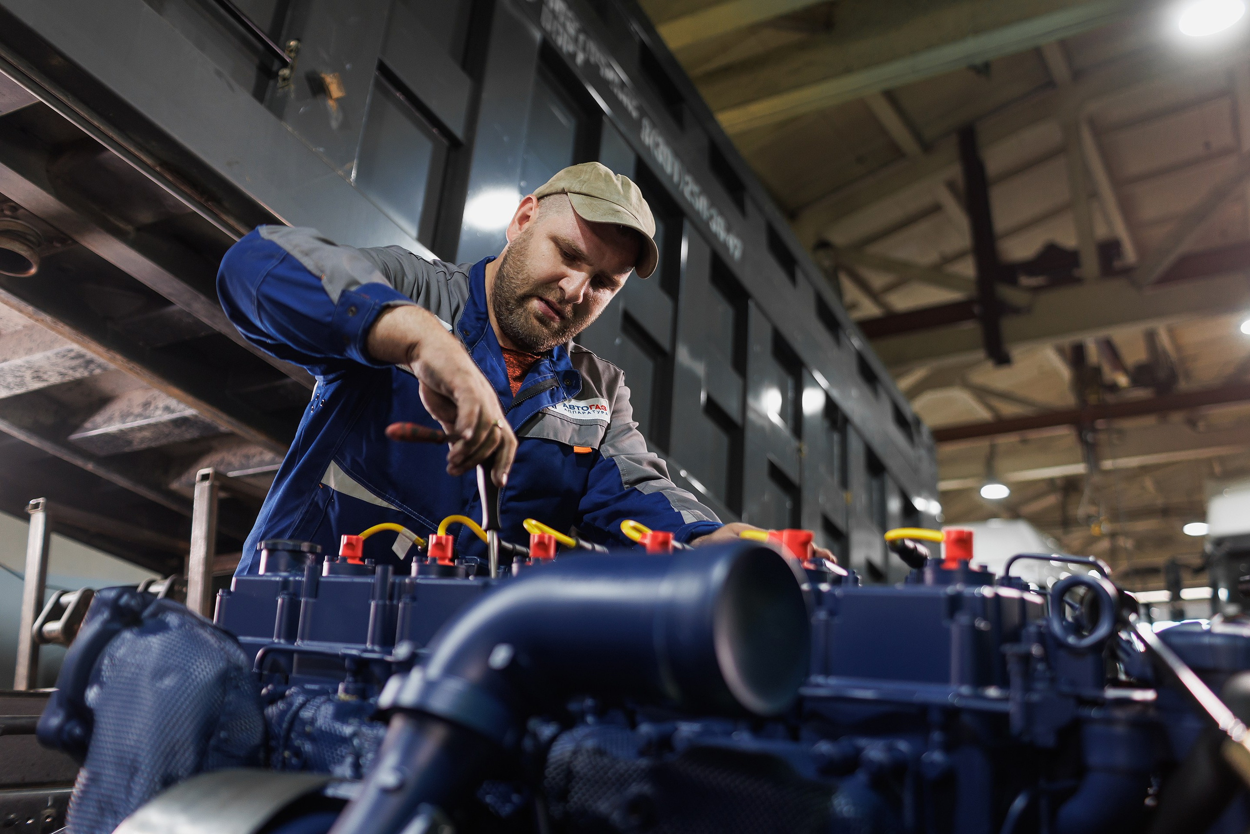 Фотосъемка установки газового оборудования. Профессиональный фотограф в Новосибирске