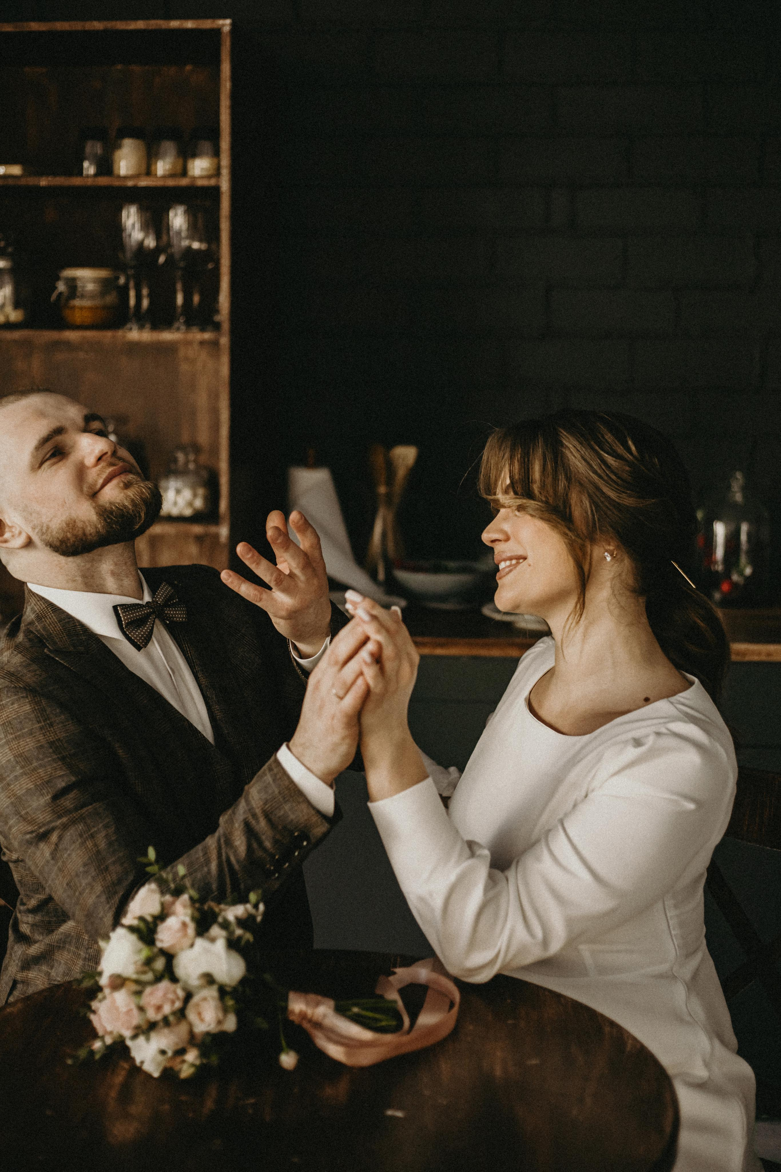 Катя и Юра. Wedding love-story в студии. Портретный и семейный фотограф в Саратове Елена Шустова