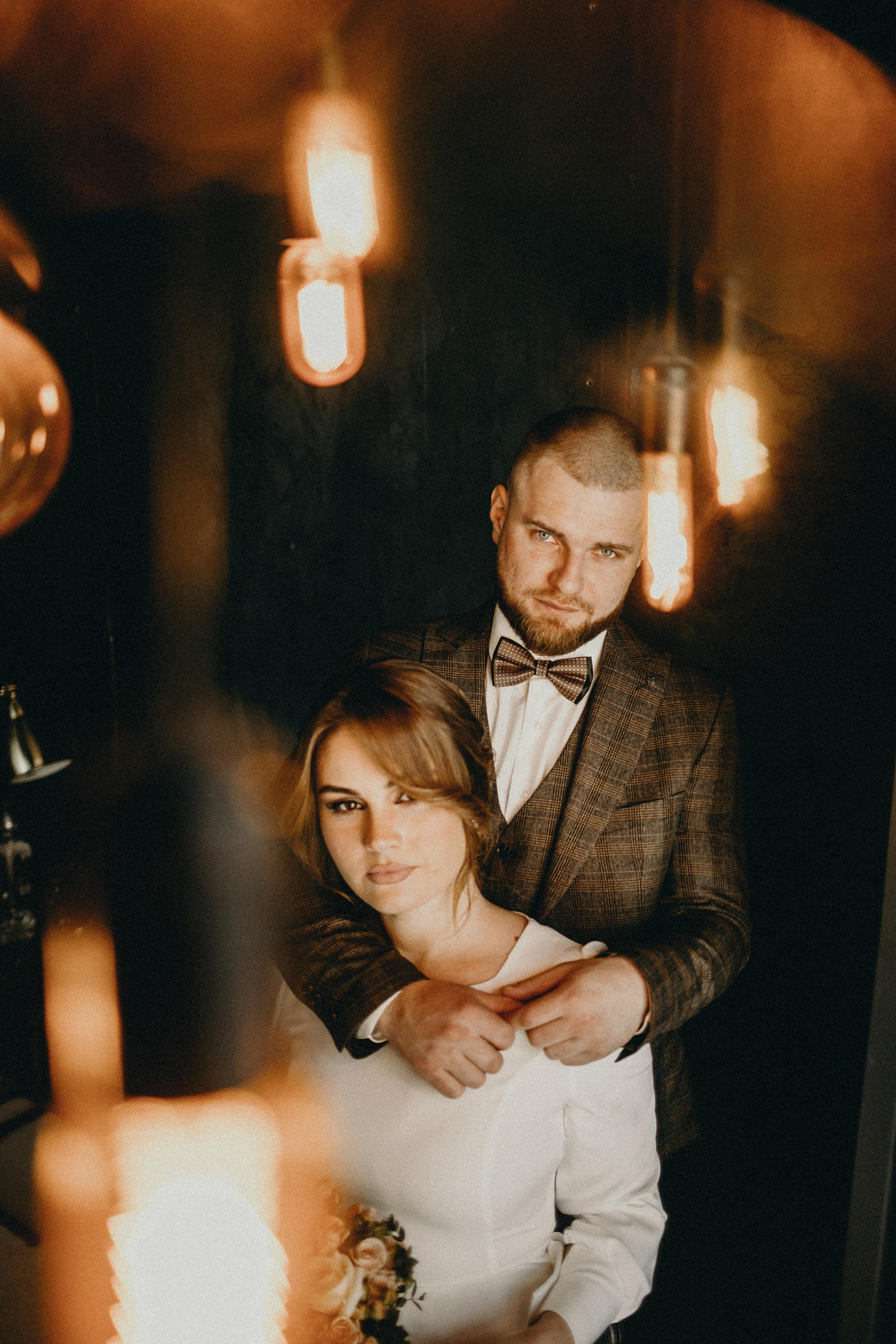 Катя и Юра. Wedding love-story в студии. Портретный и семейный фотограф в Саратове Елена Шустова