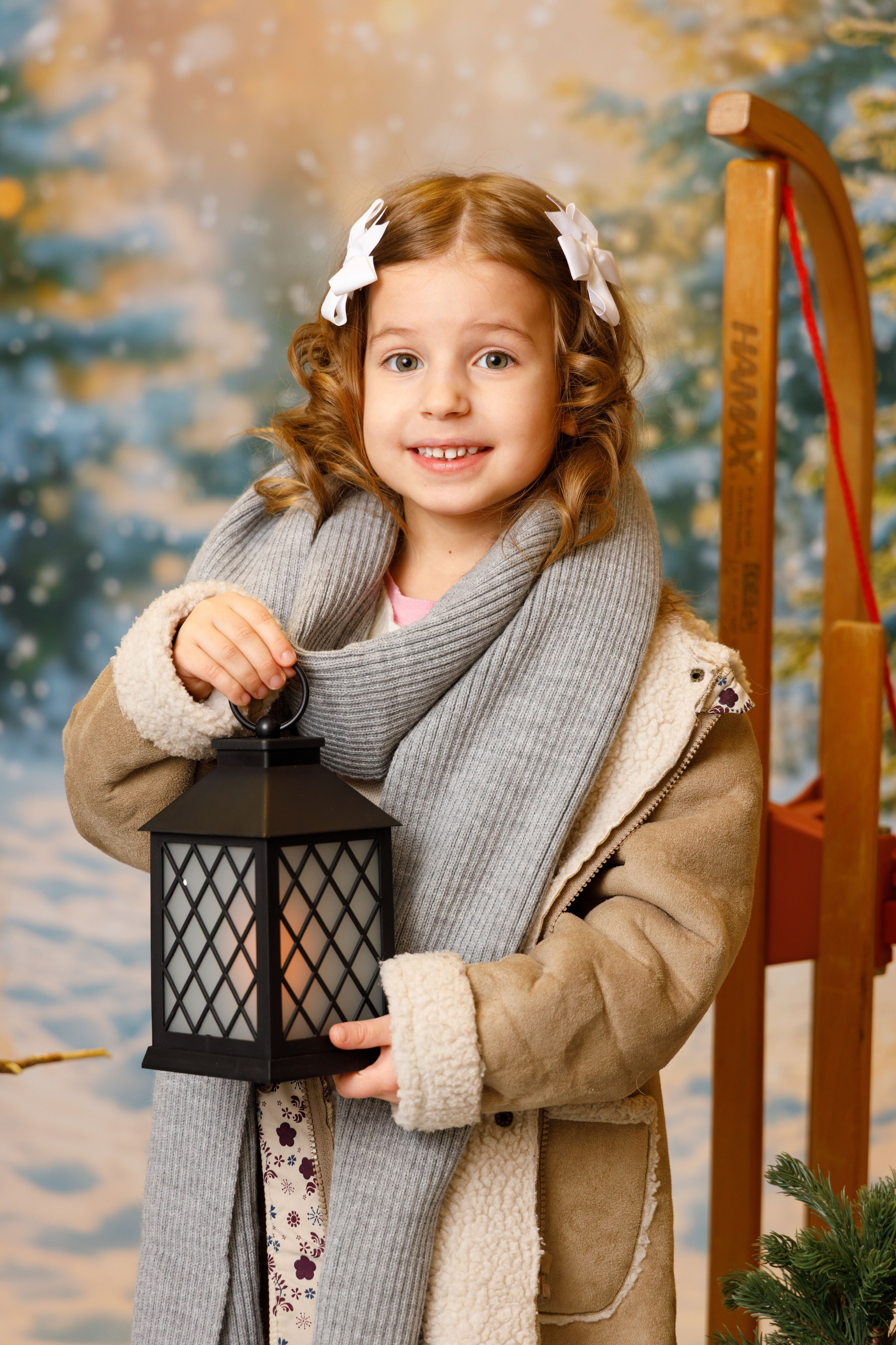 Зимний лес. Детская фотостудия Москва