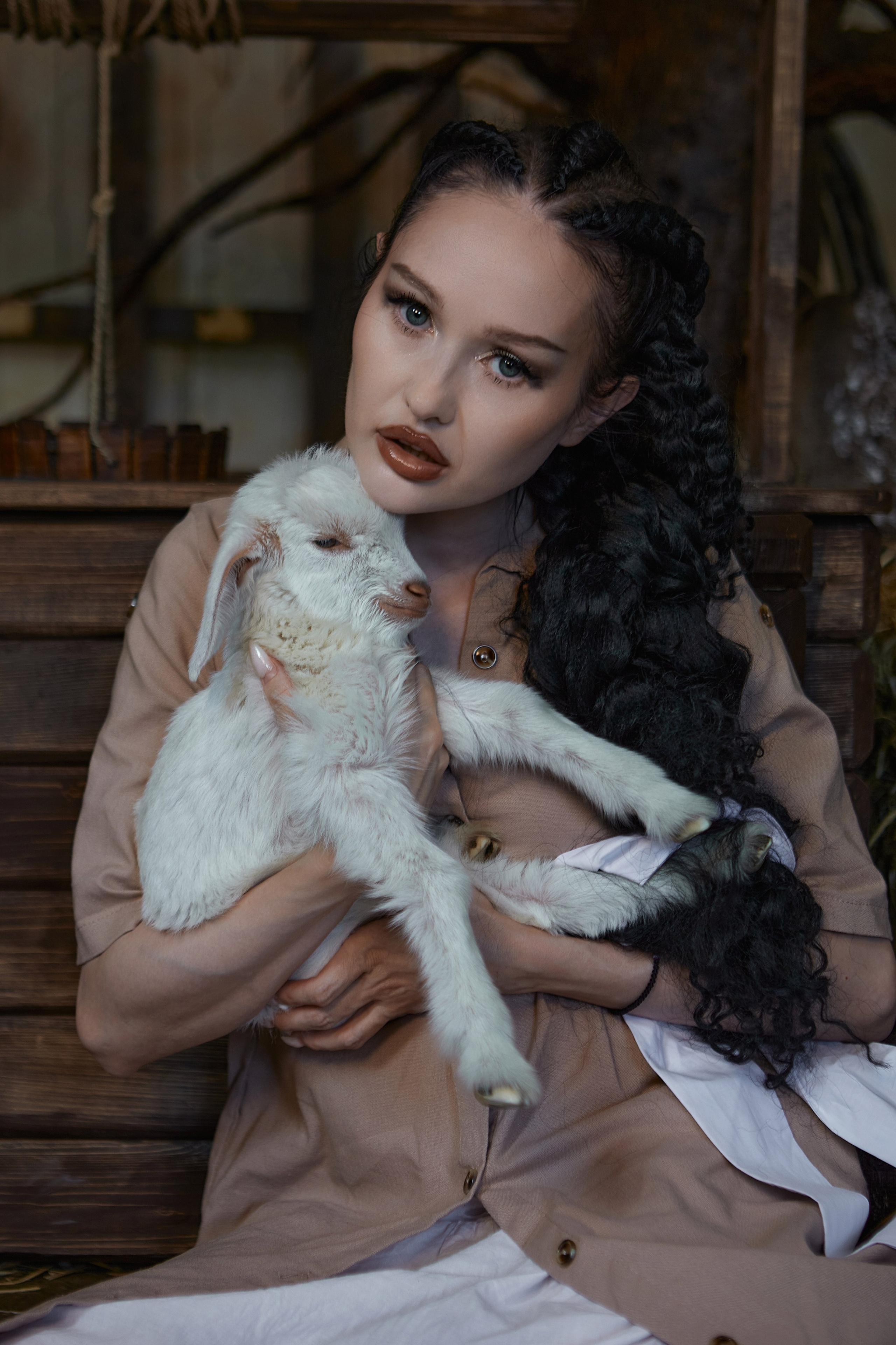 Фотосессия с маленькой козочкой. Семейный и свадебный фотограф в Краснодаре Михеева Светлана