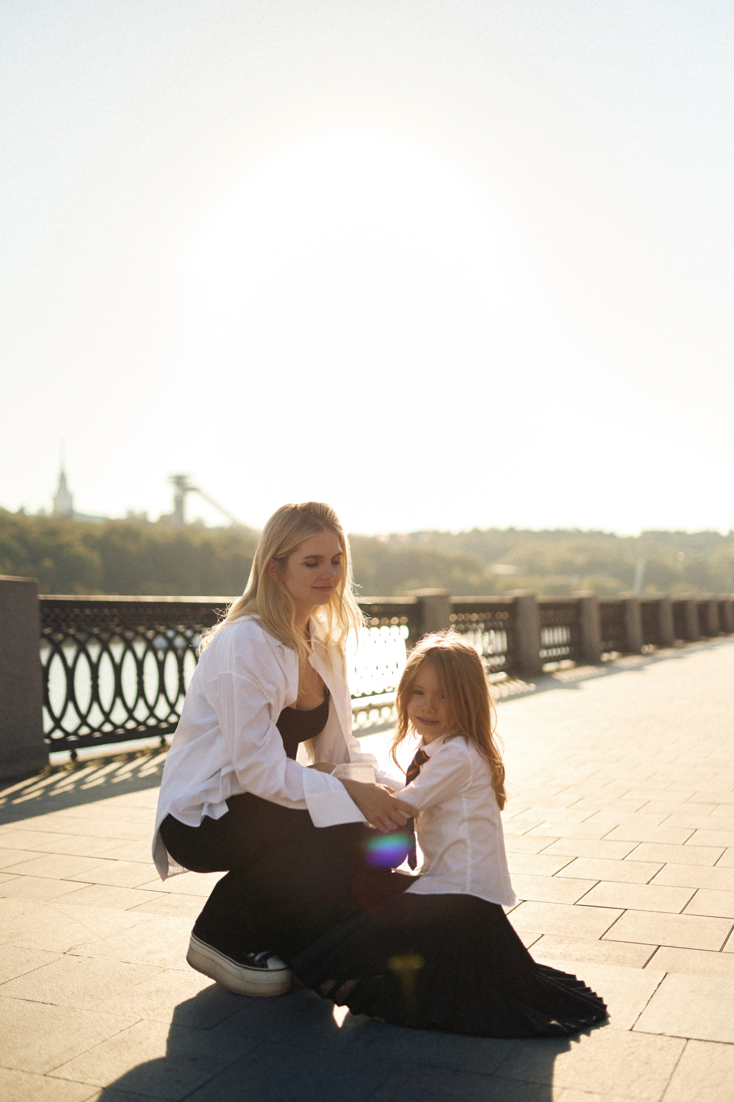 Осенняя семейная фотосессия в Лужниках. Сестры Карабаза. Фотографы и ретушеры в Москве и Санкт-Петербурге