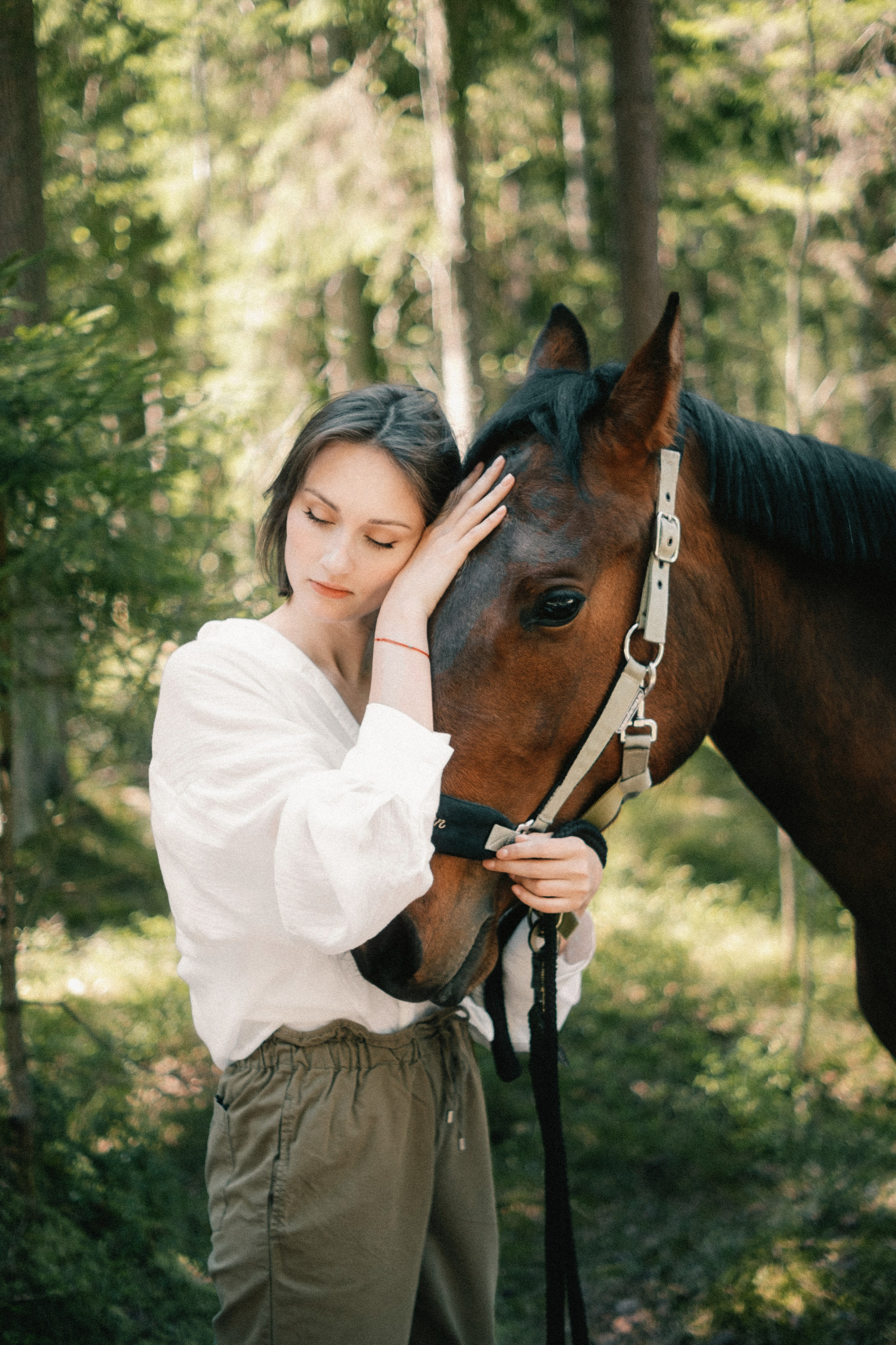 Наташа. Съёмка с лошадкой. Lickord