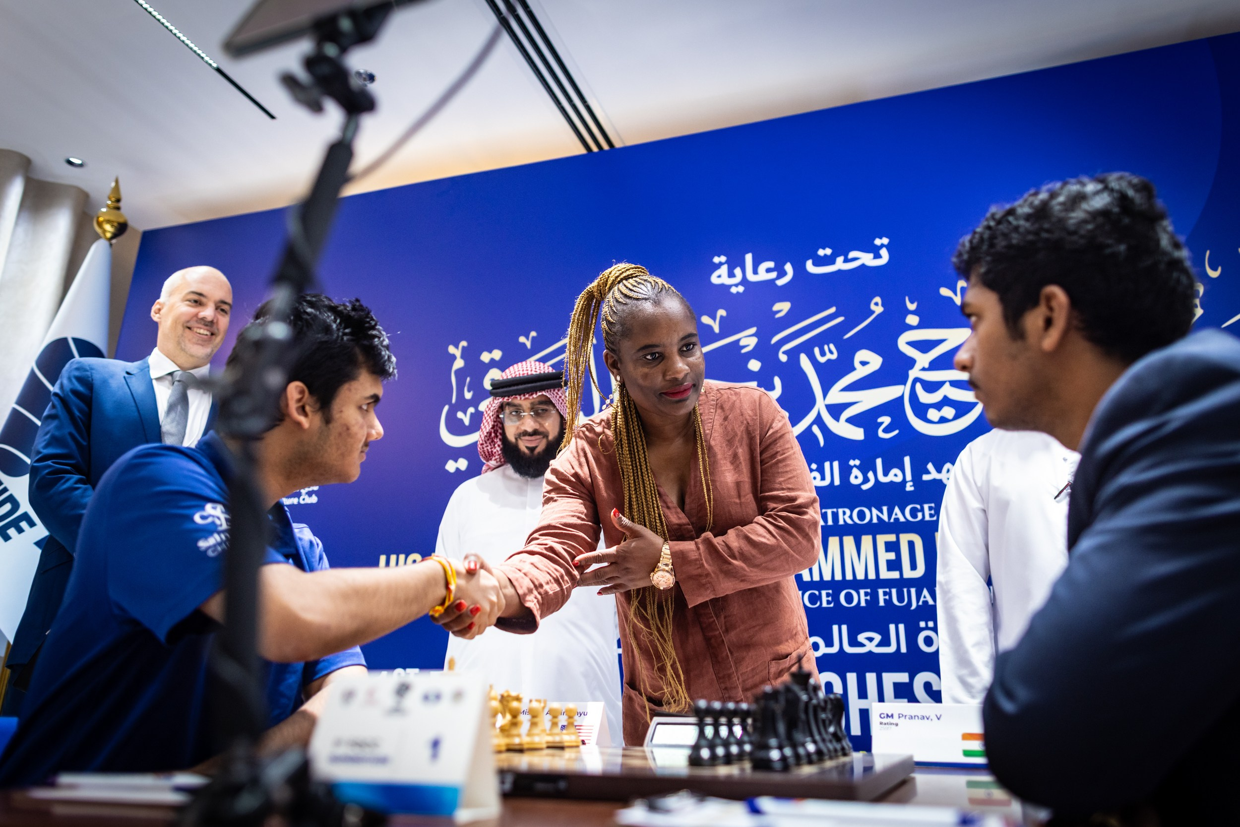 2025.08.31 1st. FUJAIRAH GLOBAL Chess Championship — Round8. Фотограф Анна Штурман (репортажная съёмка любых событий и мероприятий) Anna Shtourman photographer