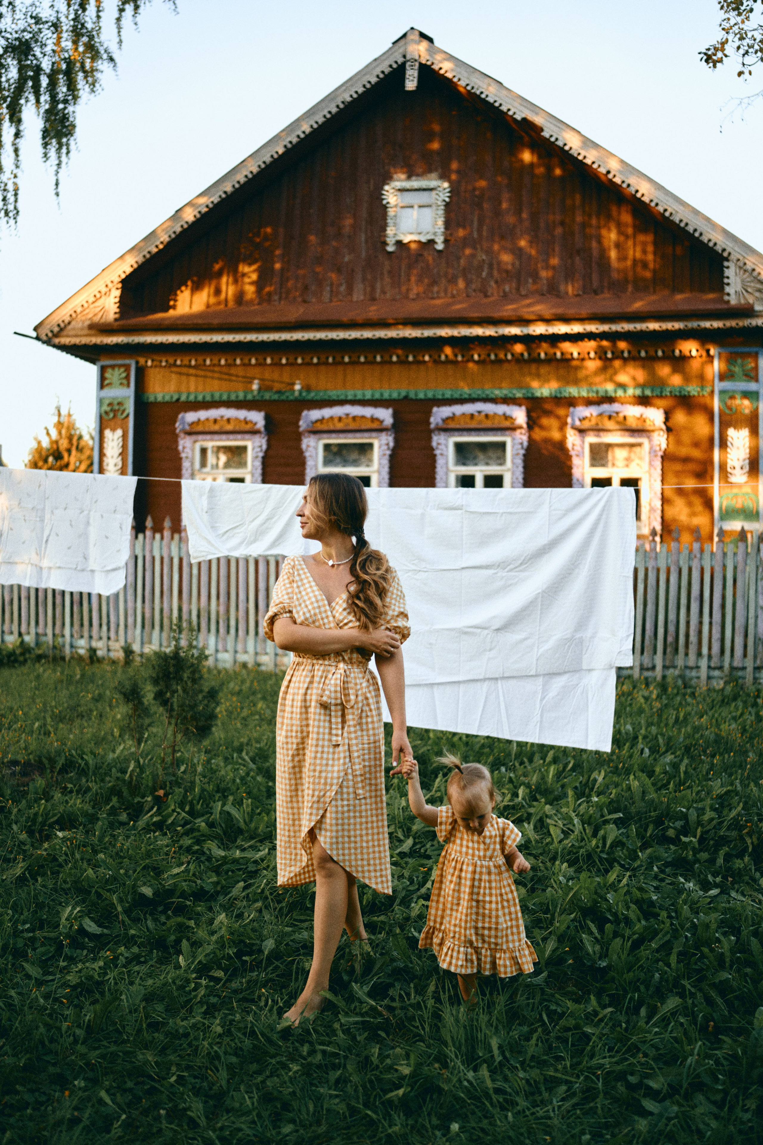 Лето, стирка и закат. Фотограф Киров Анжелика Некрасова