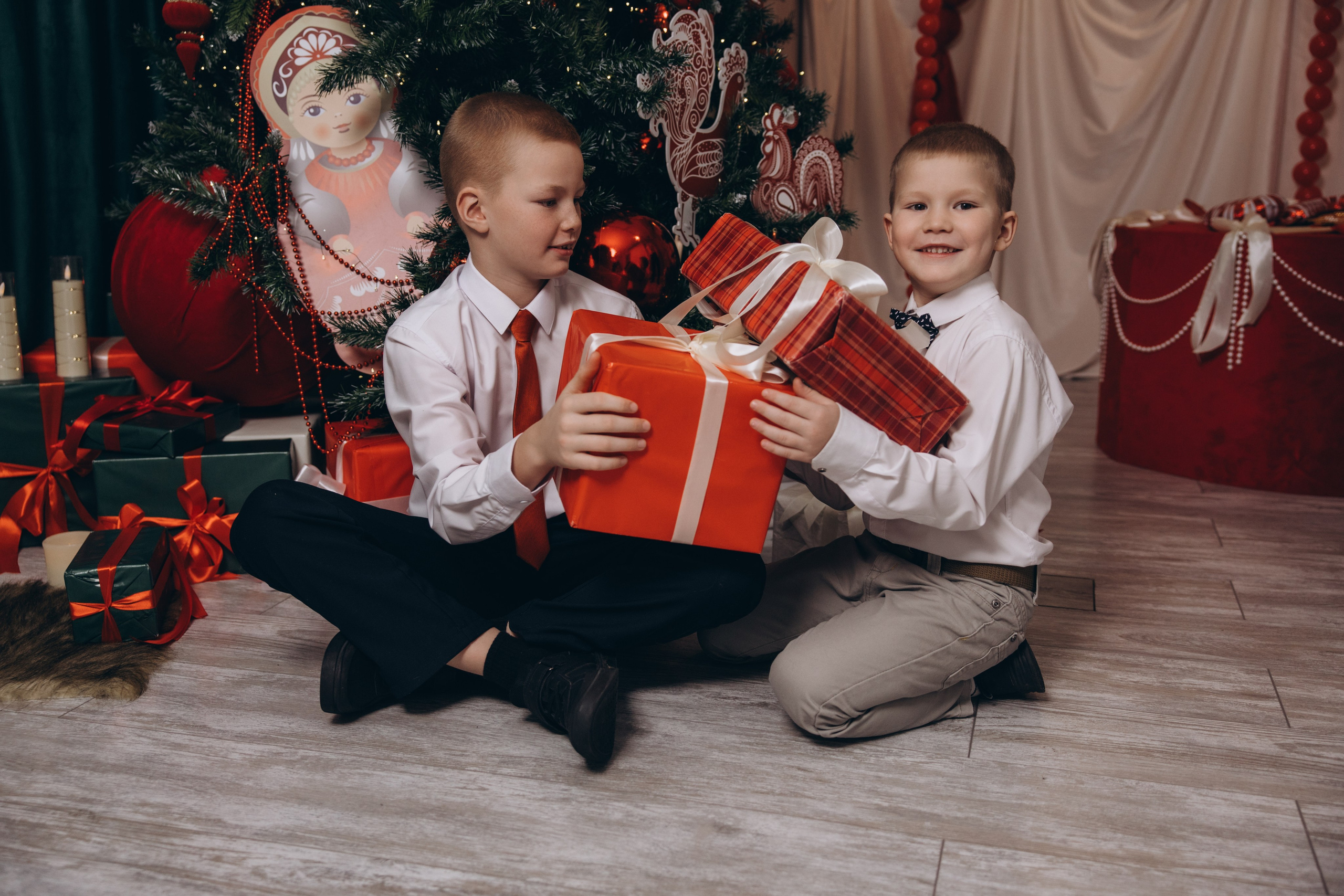 Новогодние истории в студии 8 этаж. Свадебный, семейный фотограф в Иркутске Светлана Макаричева