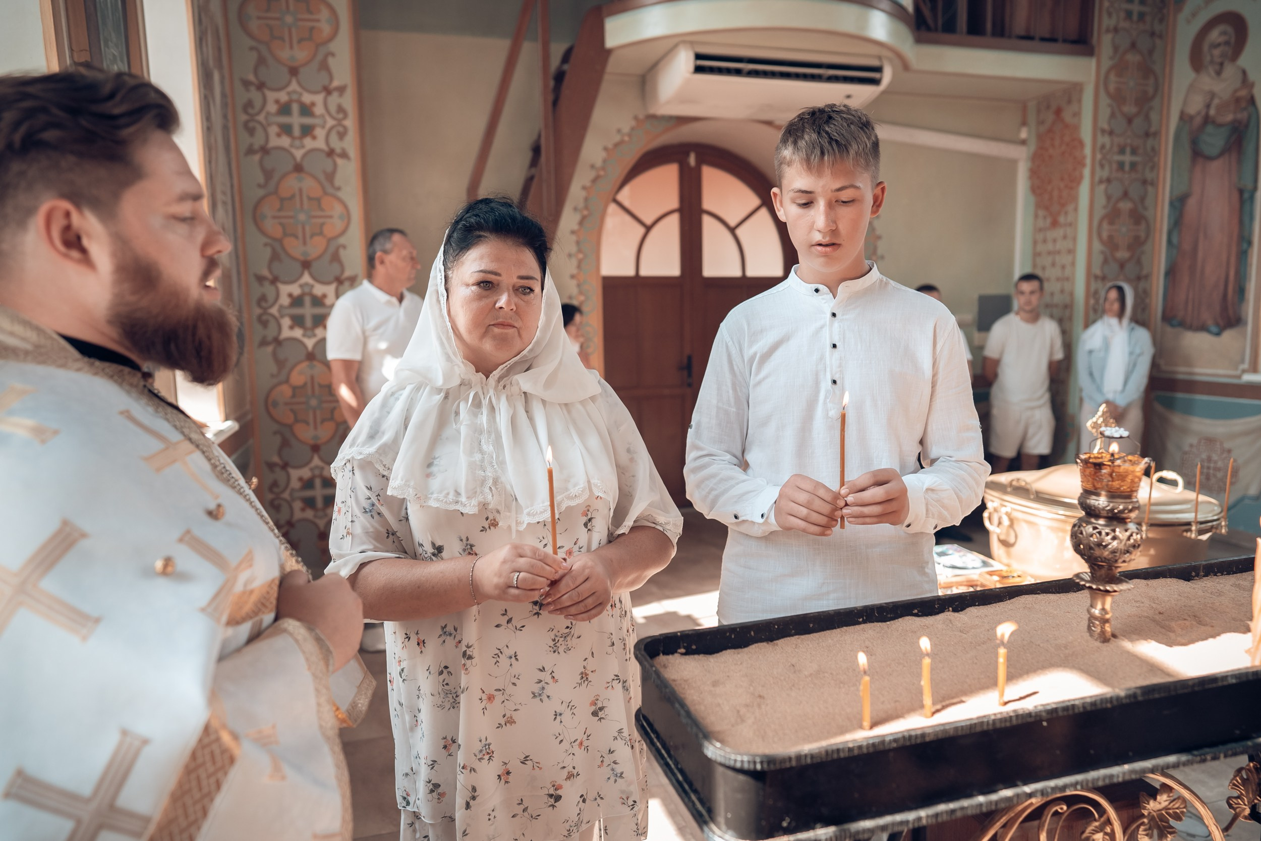 Крещение в храме ап.Андрея Первозванного г. Севастополь. Церковный фотограф Севастополь