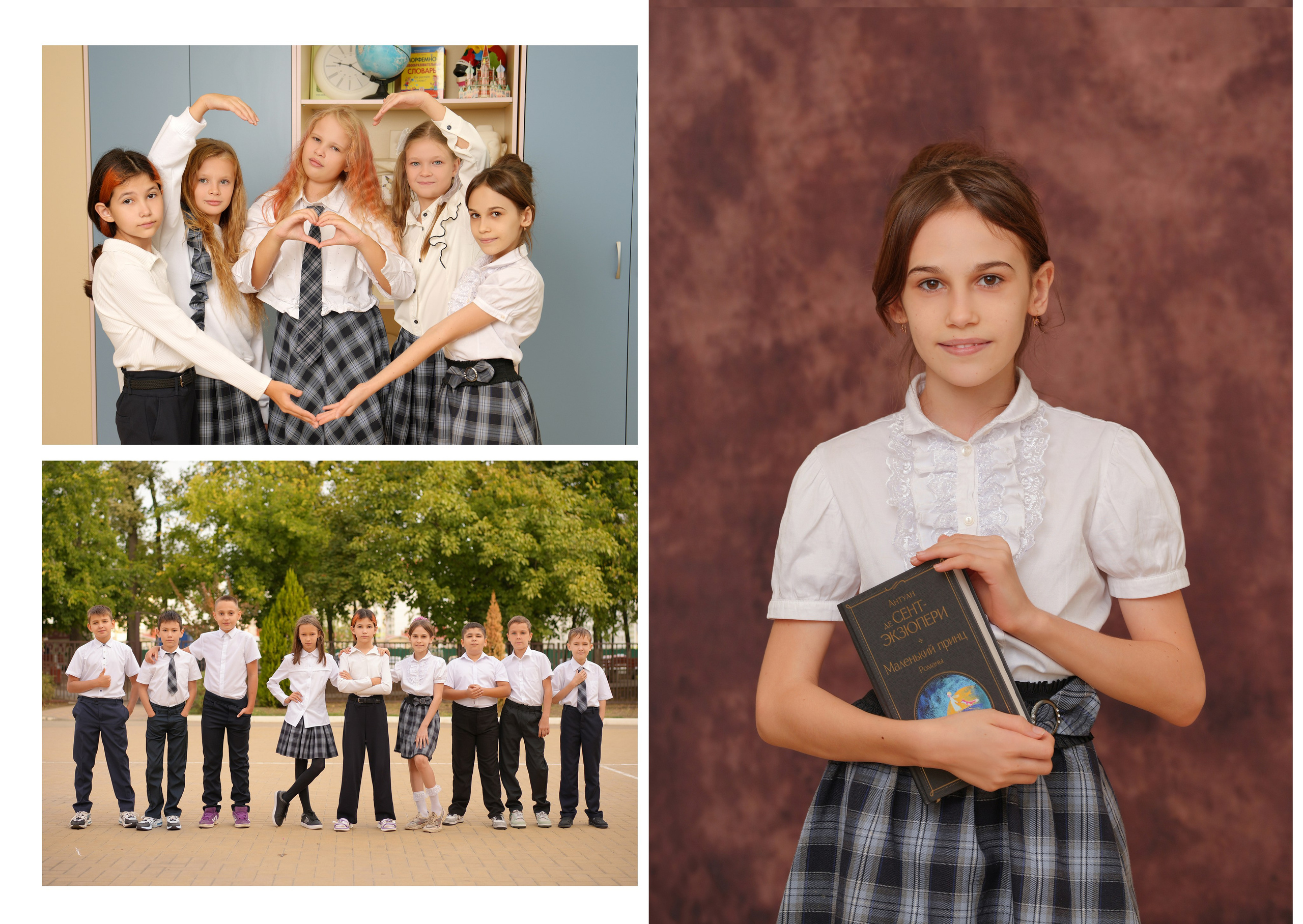 ШКОЛА 104 — 4 «В» класс. Красивый выпускной альбом в Краснодаре