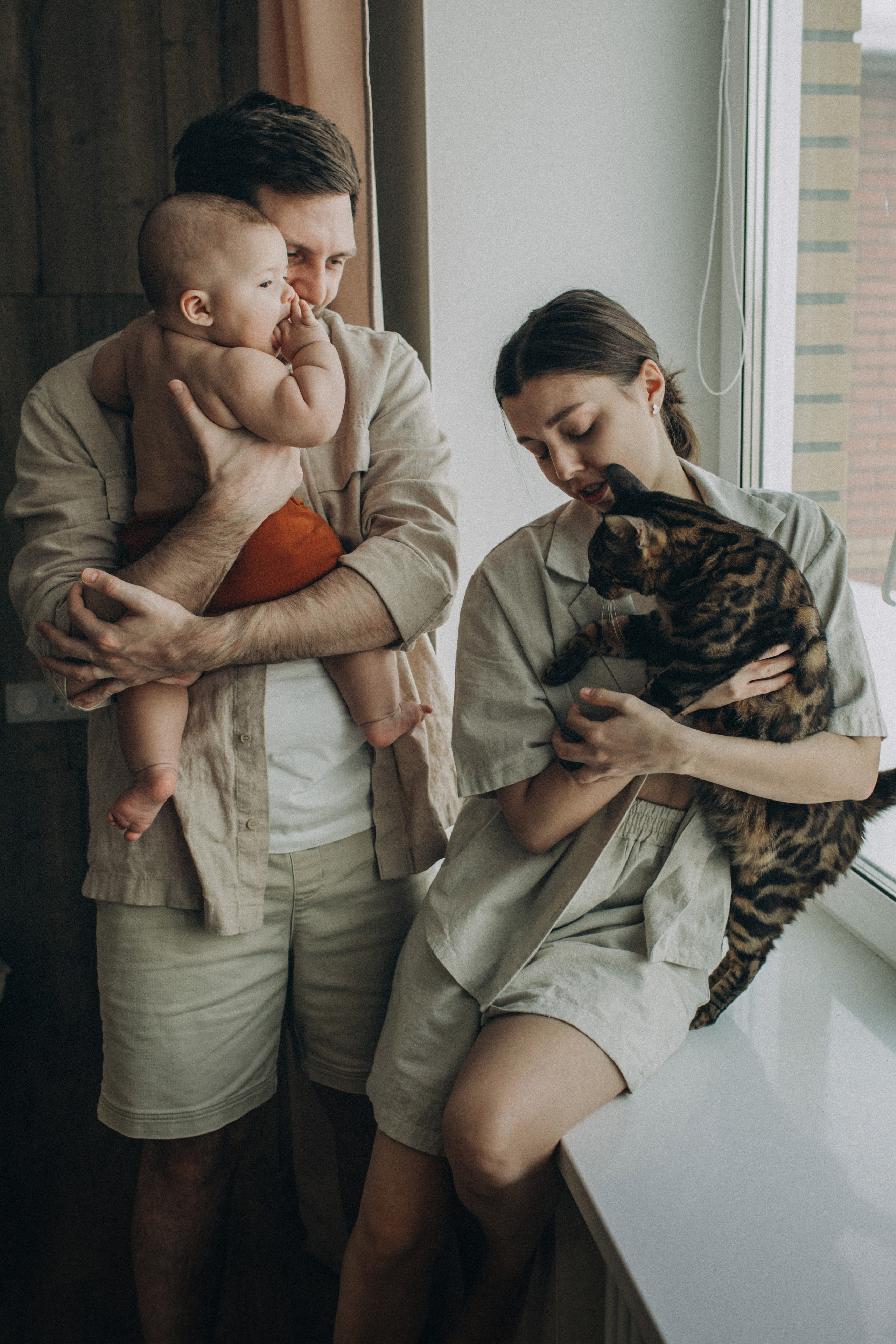 Лев, Мила, Леша. Семейный фотограф Томск