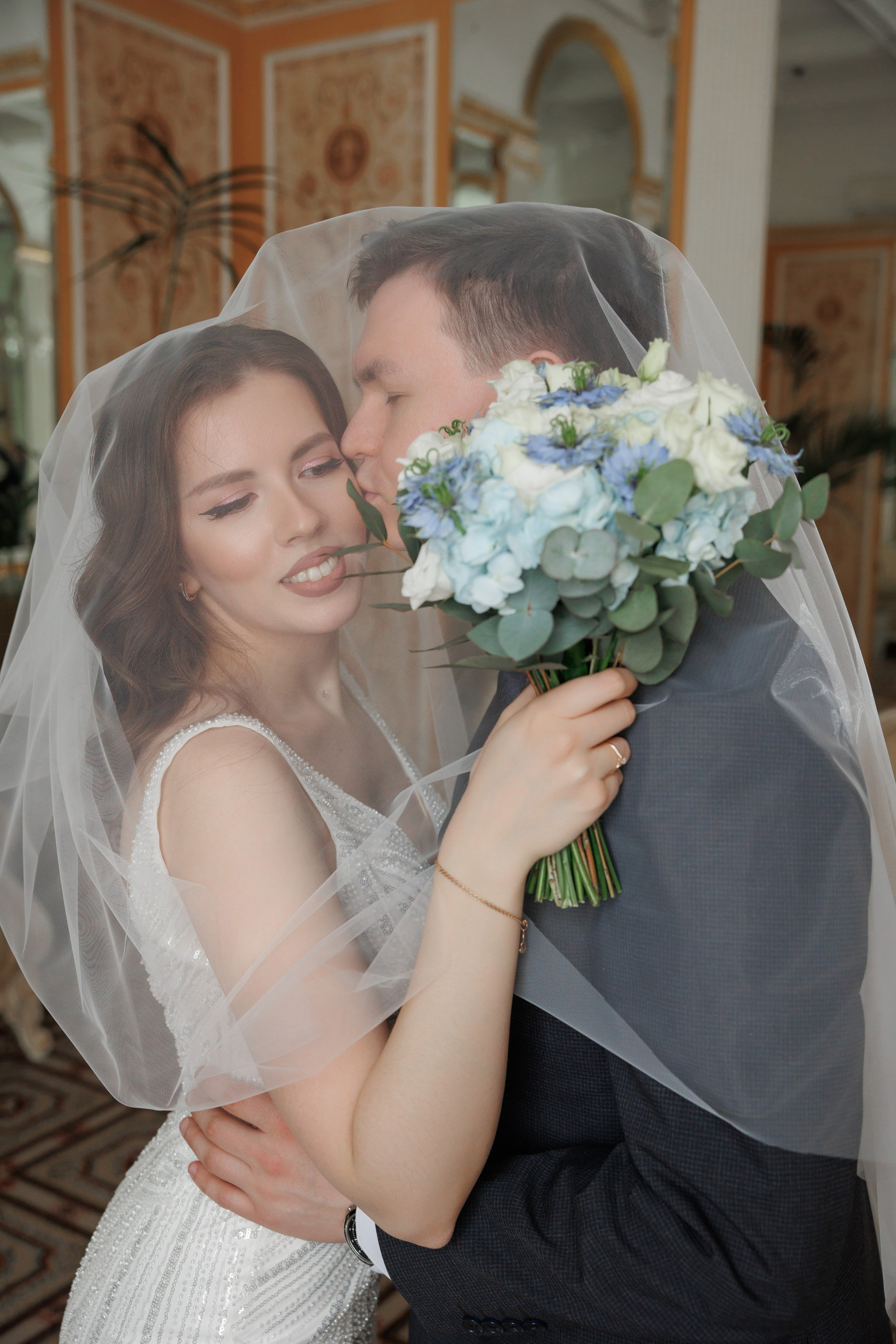 Даша и Дима, Грибоедовский ЗАГС. Свадебный и репортажный фотограф (Москва, Королев и другие)