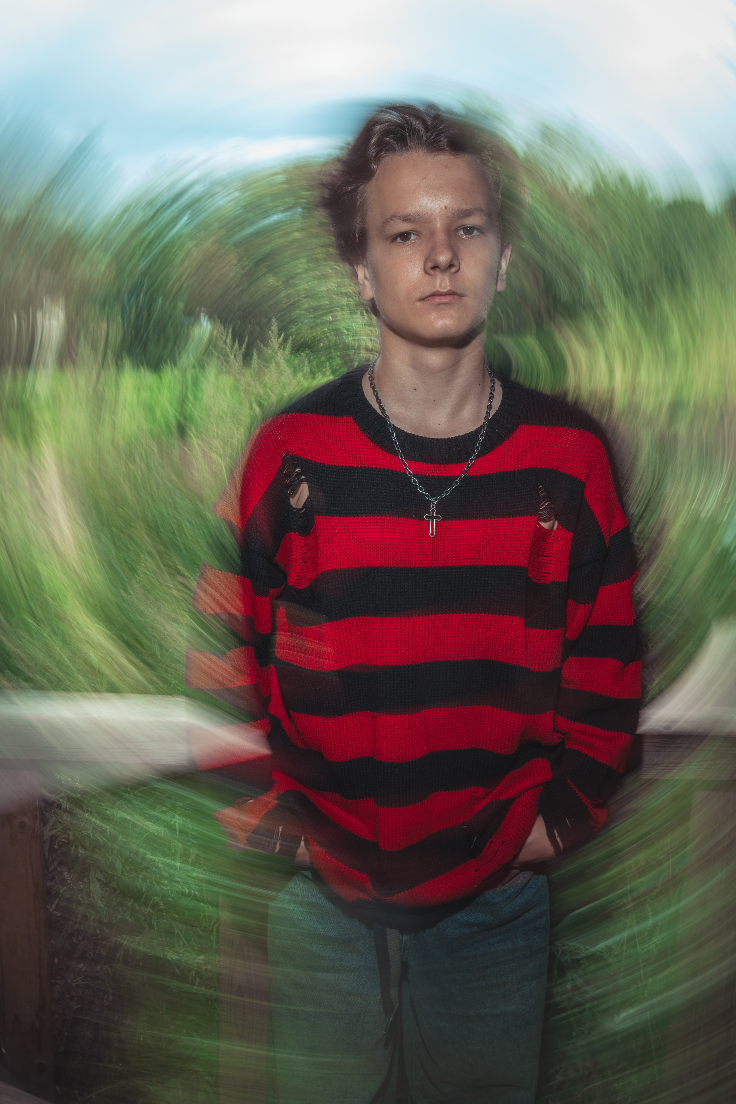 Маленькая история о юном музыканте. Фотограф Евгений Егоров