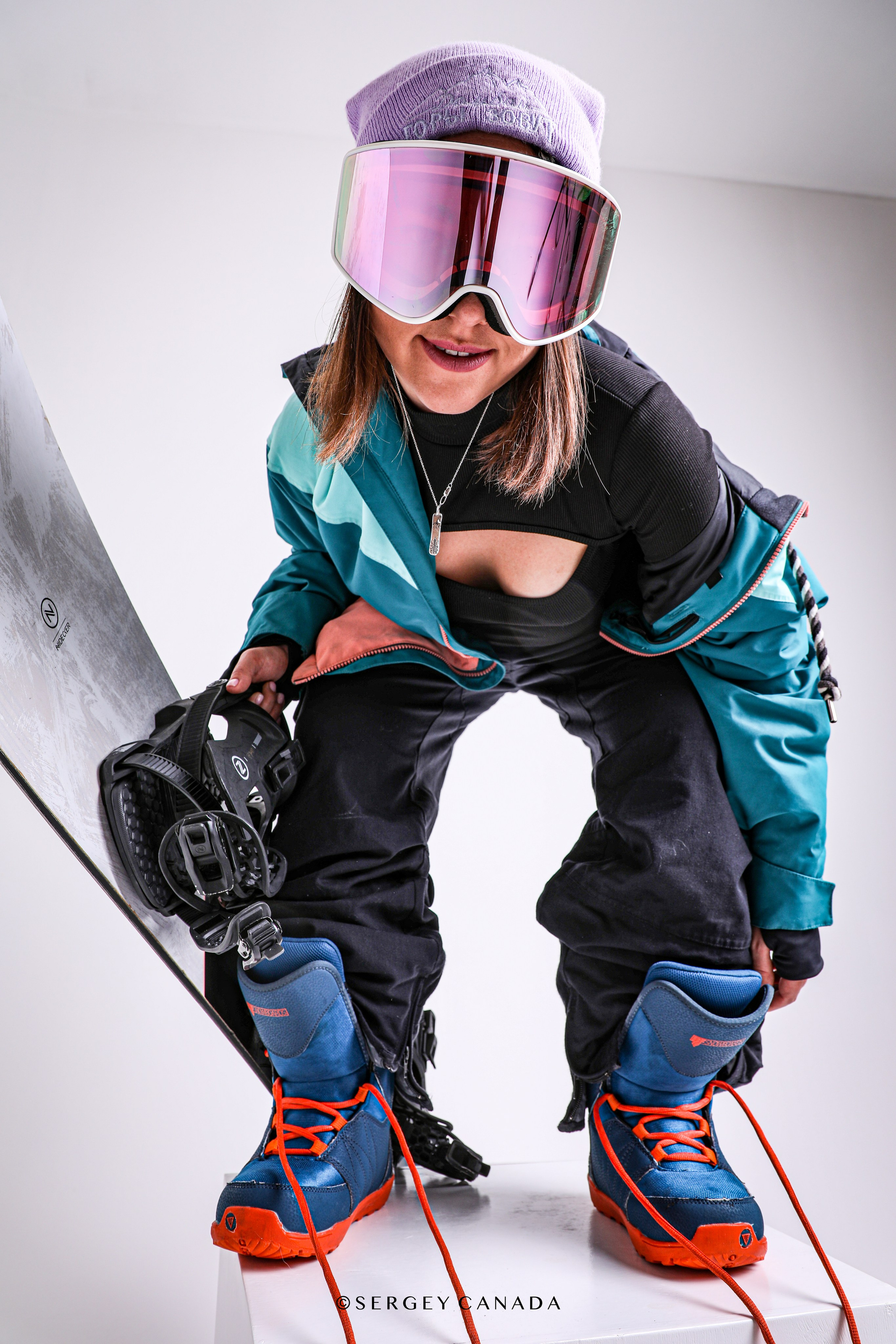 Алина и сноуборд