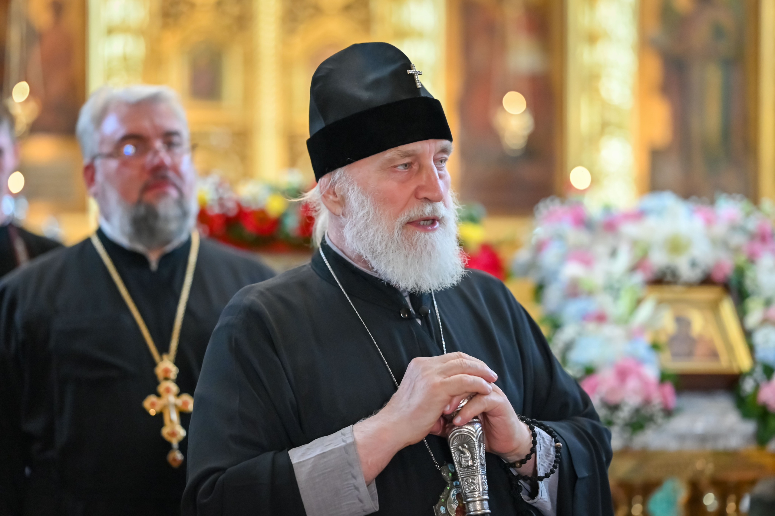 Митрополит Крутицкий Коломенский Павел в Георгиевском храме с. Ванилово. Семейный фотограф в г. Воскресенск Наталия Молева