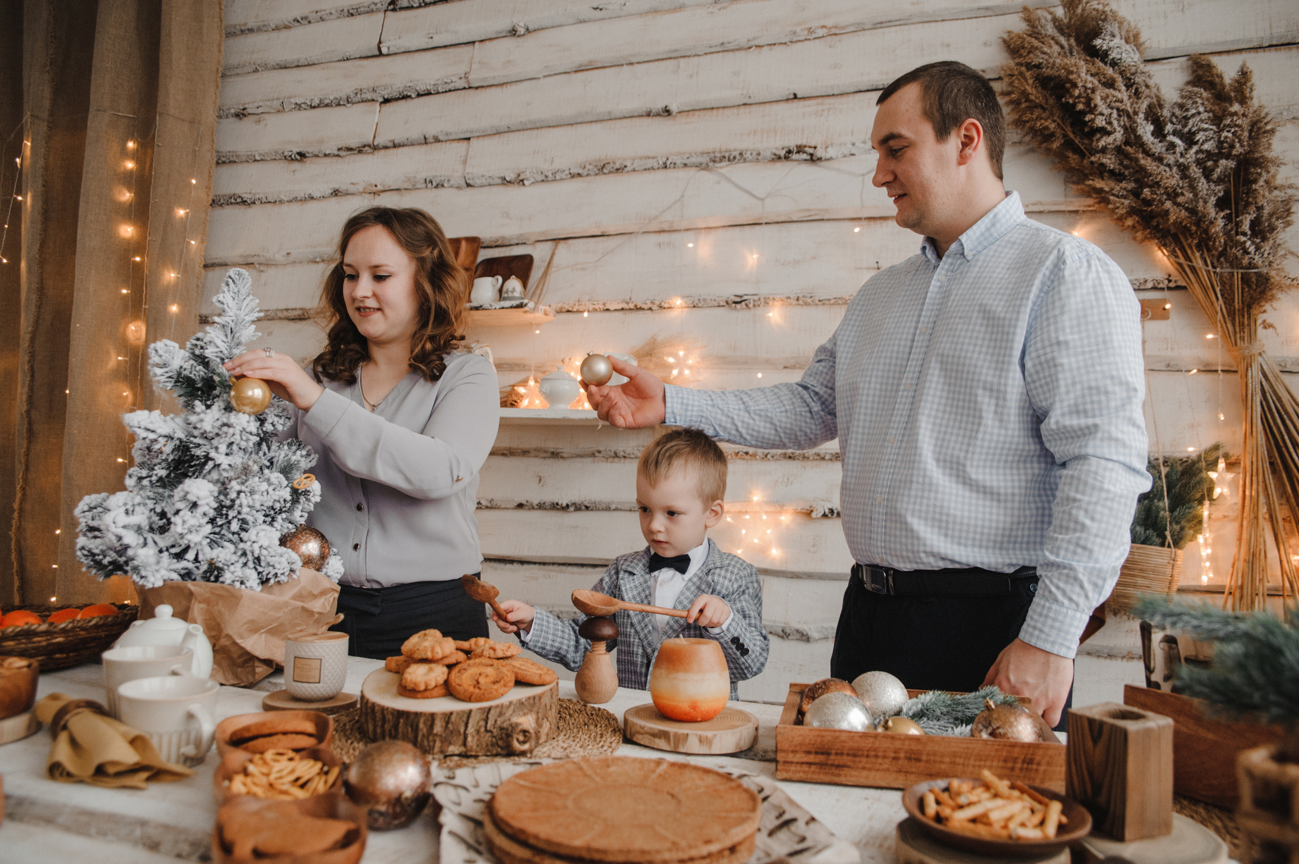 Паша Аня Арсений (новогодняя). Свадебный и семейный фотограф в городе Смоленске