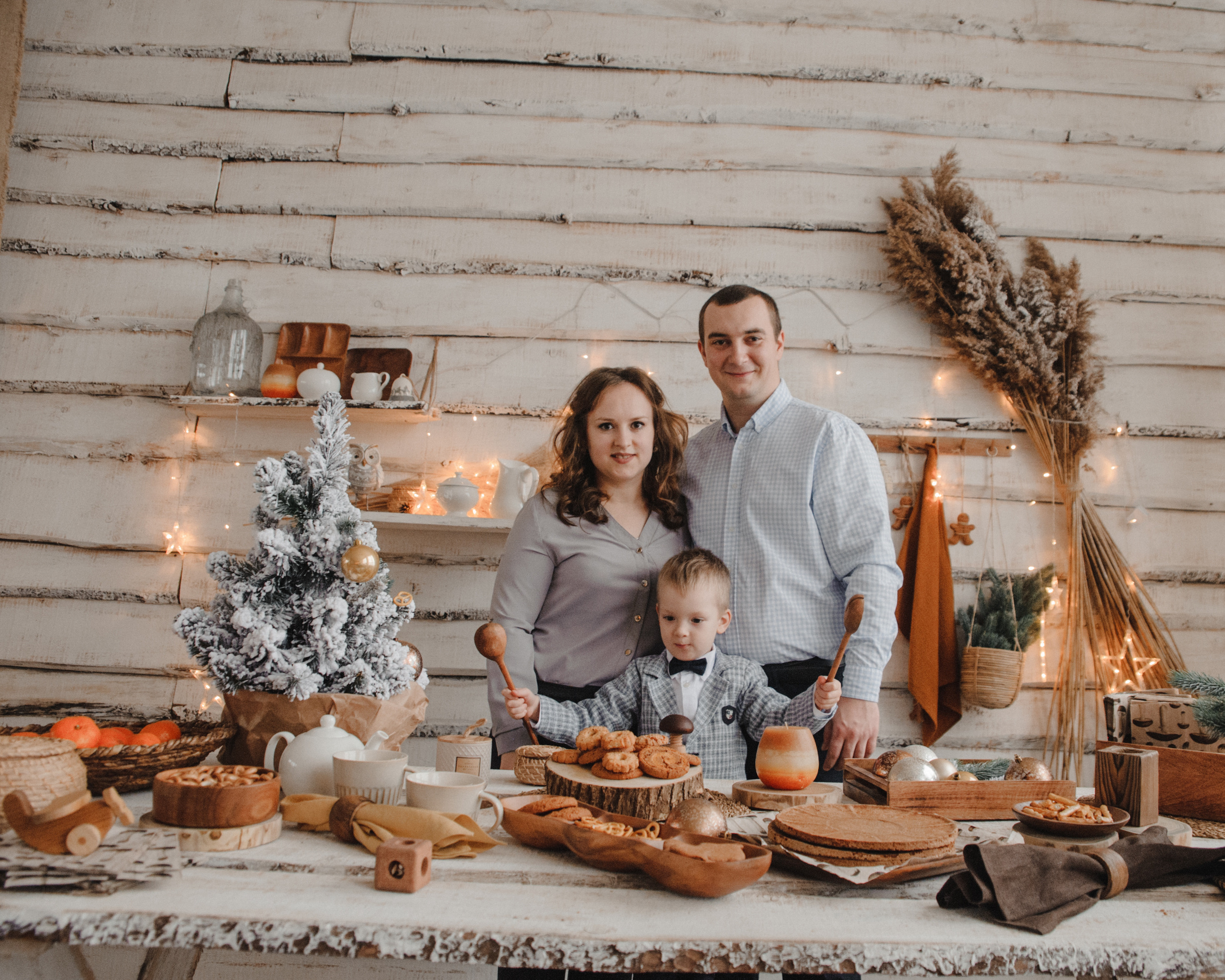 Паша Аня Арсений (новогодняя). Свадебный и семейный фотограф в городе Смоленске