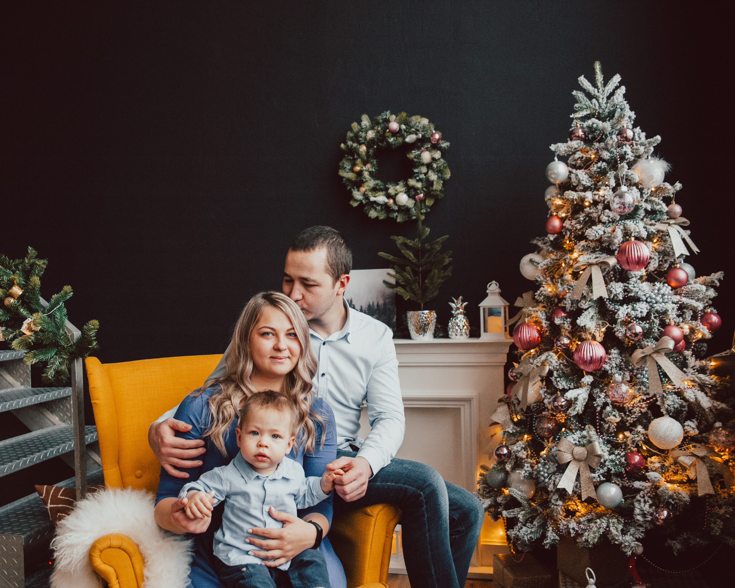 Лена Женя Денис (новогодняя). Свадебный и семейный фотограф в городе Смоленске