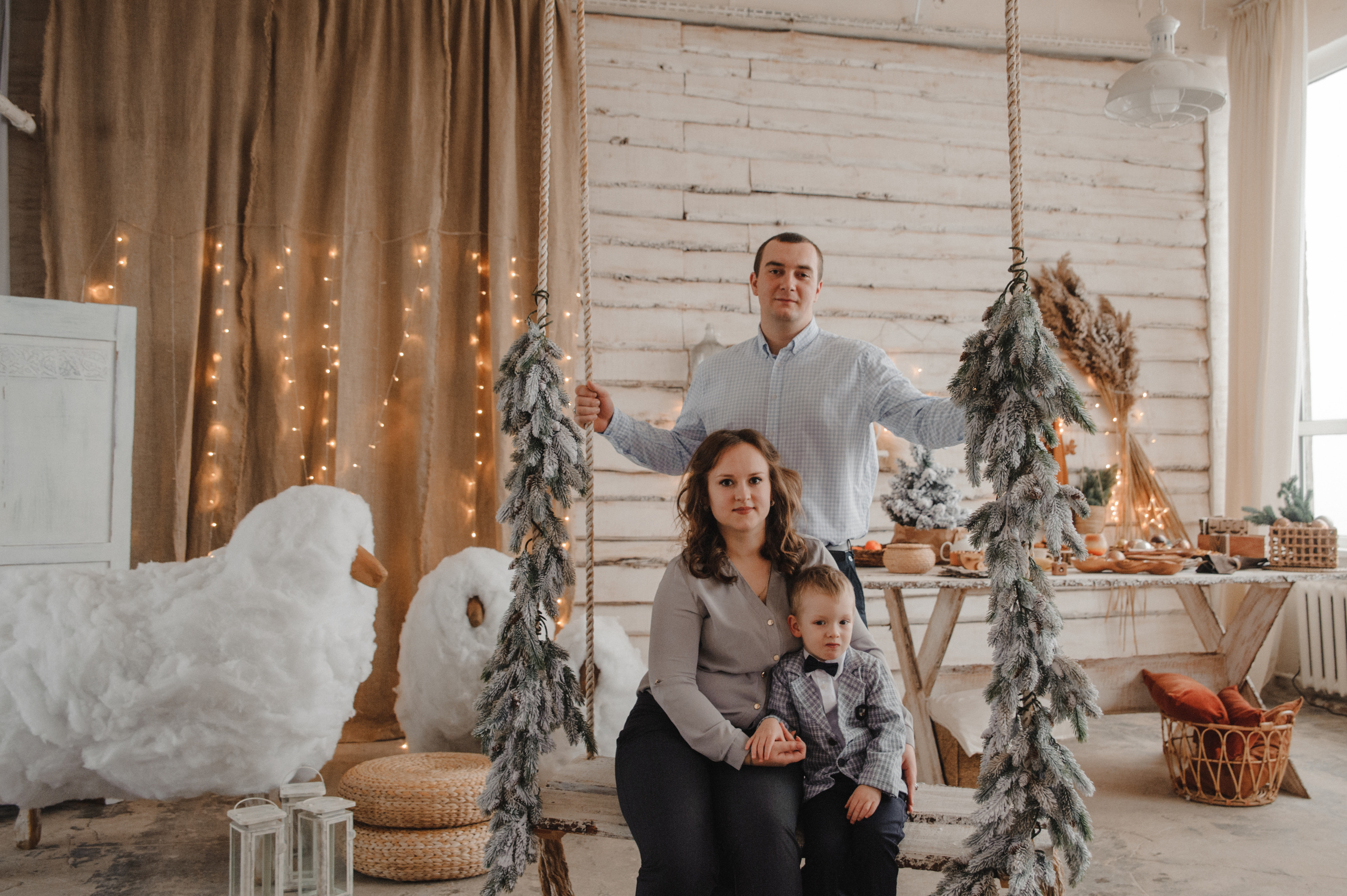 Паша Аня Арсений (новогодняя). Свадебный и семейный фотограф в городе Смоленске
