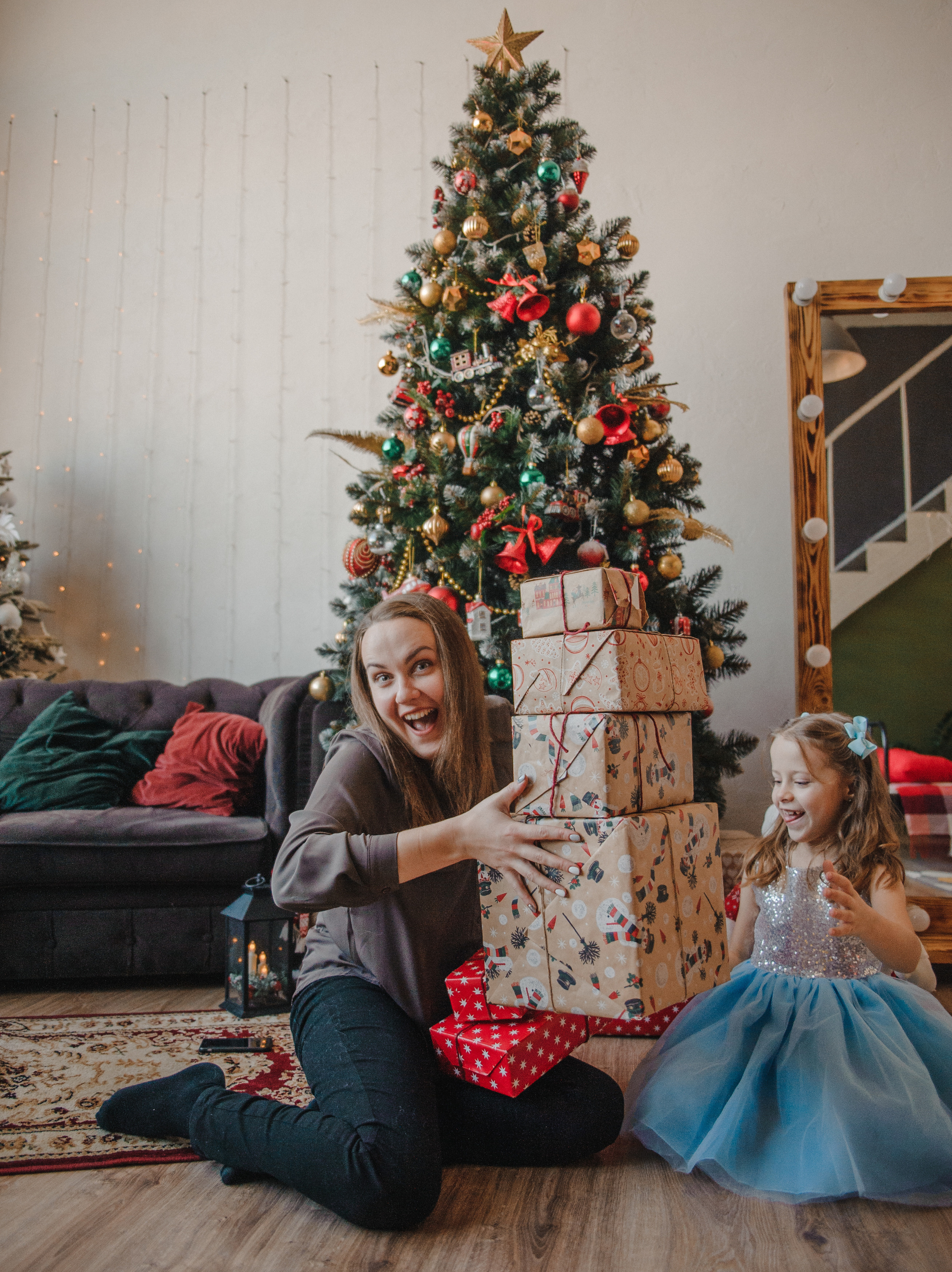 Ира Саша (мама дочка) Новогодняя. Свадебный и семейный фотограф в городе Смоленске