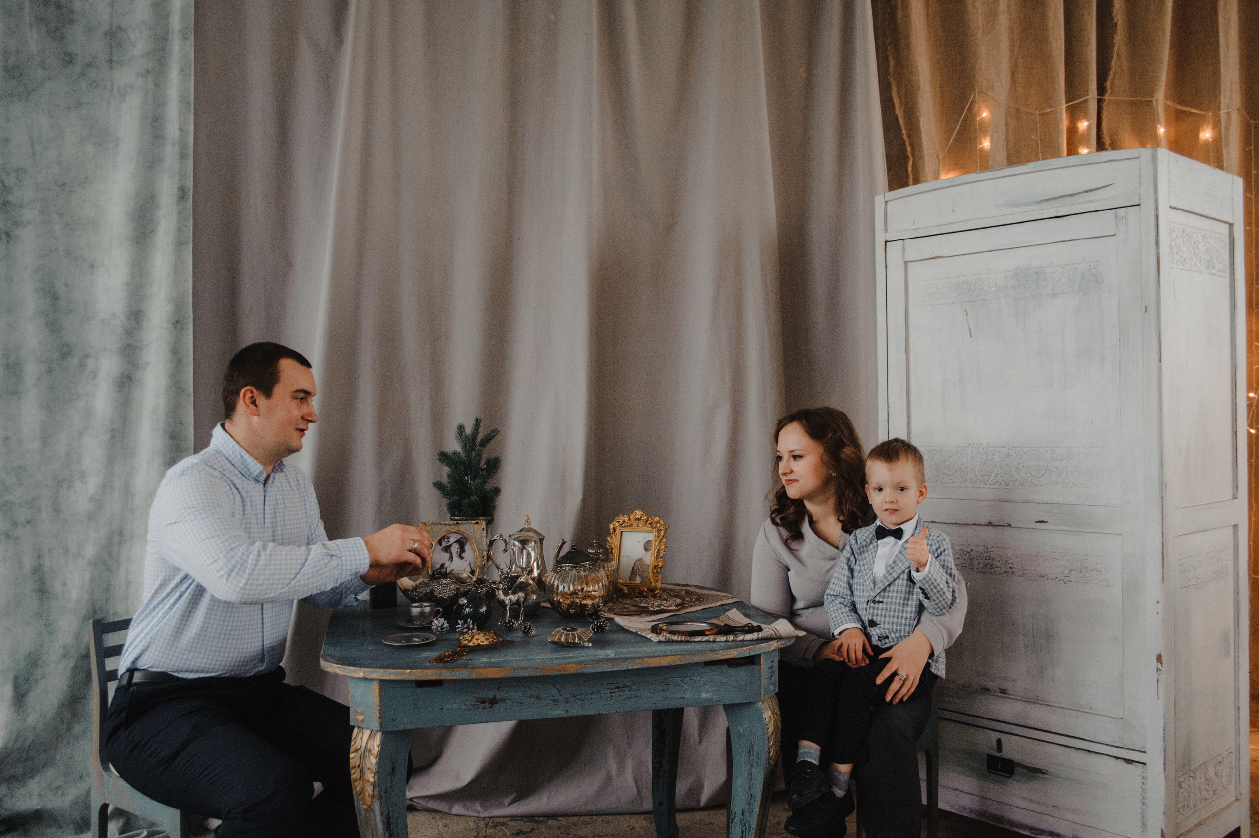 Паша Аня Арсений (новогодняя). Свадебный и семейный фотограф в городе Смоленске